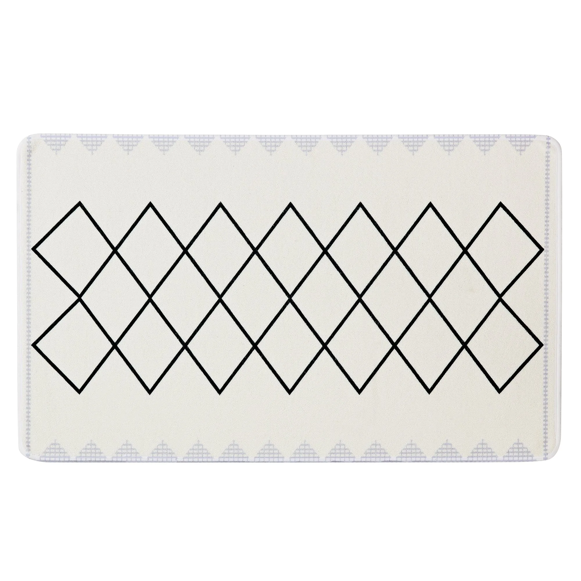 Javlergo Door Mat. Washable Indoor Outdoor Floor Doormat. 47.2 x 31.5/28.7 x 16.9