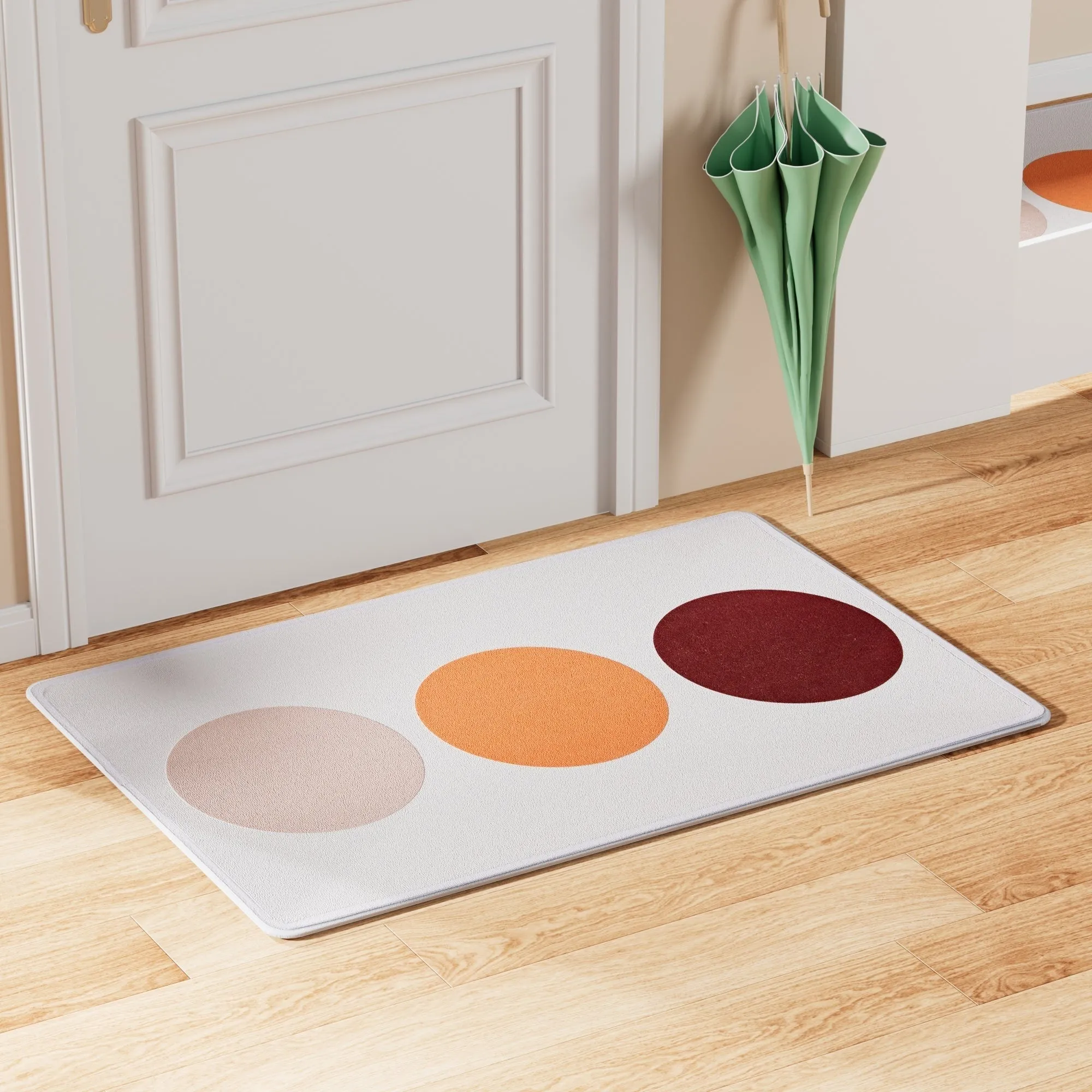 Javlergo Door Mat. Washable Indoor Outdoor Floor Doormat. 47.2 x 31.5/28.7 x 16.9