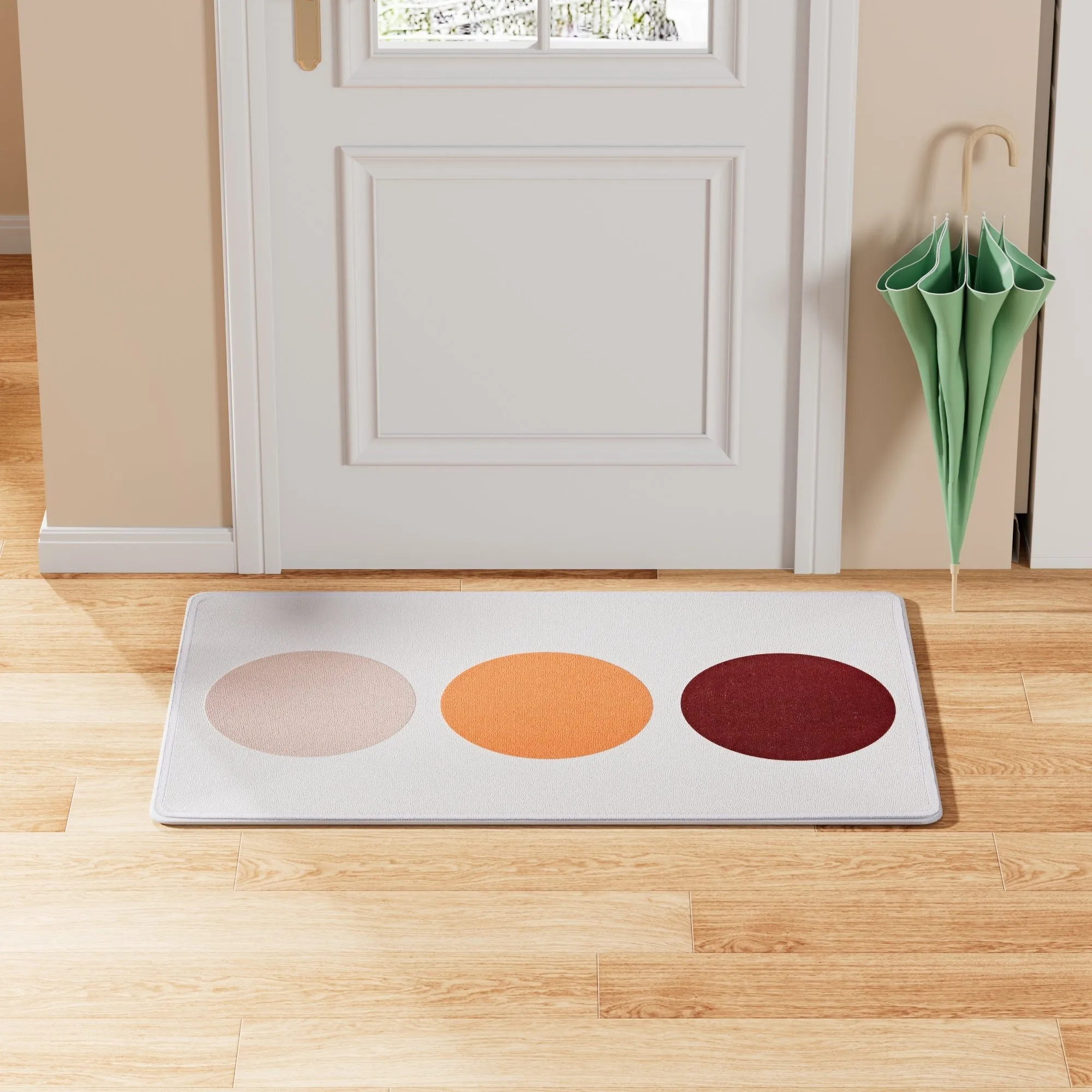 Javlergo Door Mat. Washable Indoor Outdoor Floor Doormat. 47.2 x 31.5/28.7 x 16.9