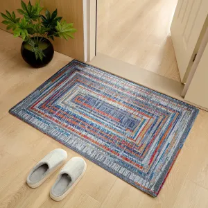 Javlergo Door Mat. Washable Indoor Outdoor Floor Doormat. 47.2 x 31.5/28.7 x 16.9