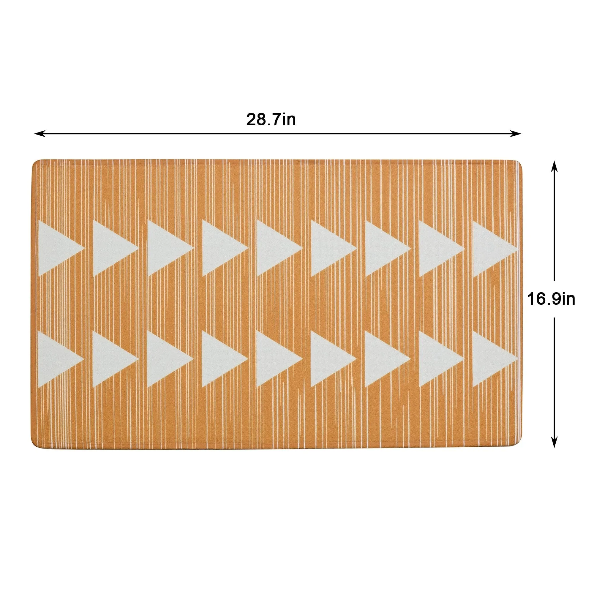 Javlergo Door Mat. Washable Indoor Outdoor Floor Doormat. 47.2 x 31.5/28.7 x 16.9
