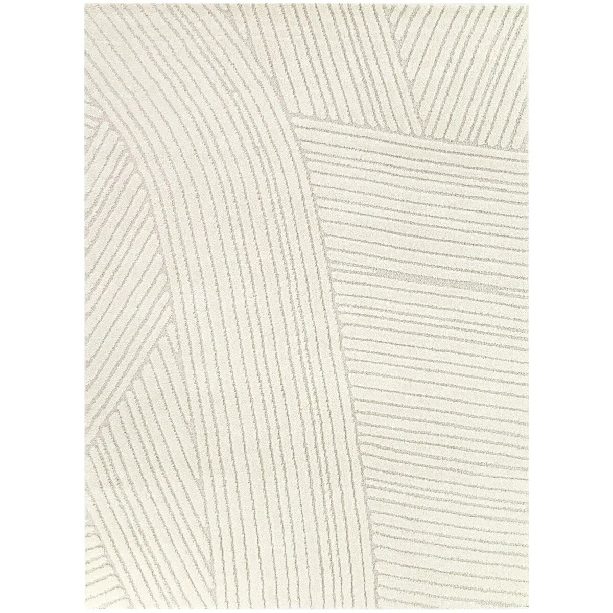 Jens Modern Striped Area Rug