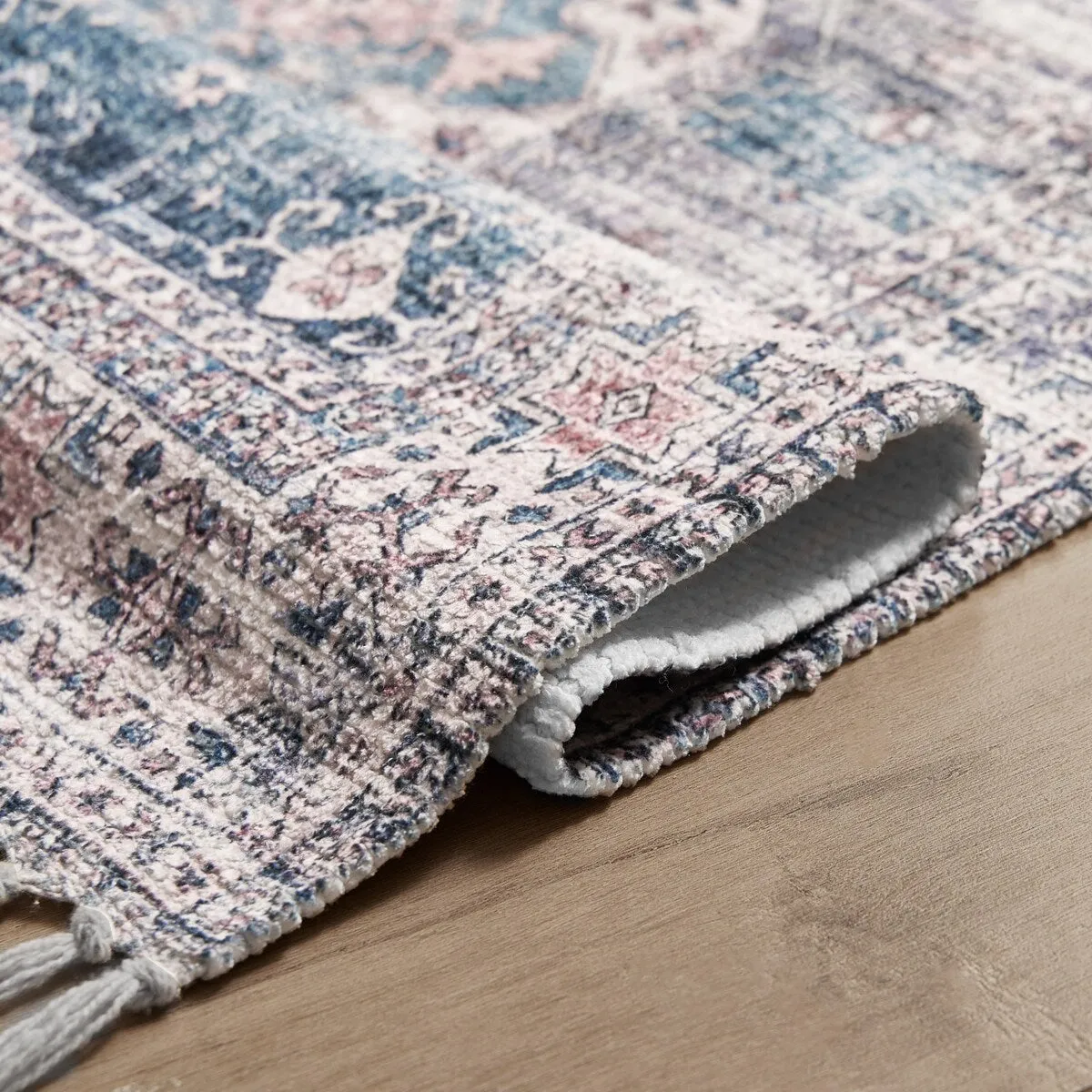 Jessica Simpson Machine Washable. Slip Resistant Accent and Runner Rugs with Fringe