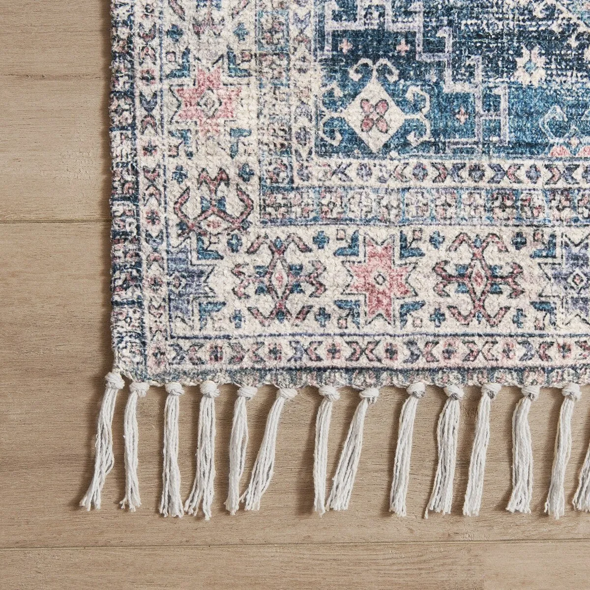Jessica Simpson Machine Washable. Slip Resistant Accent and Runner Rugs with Fringe