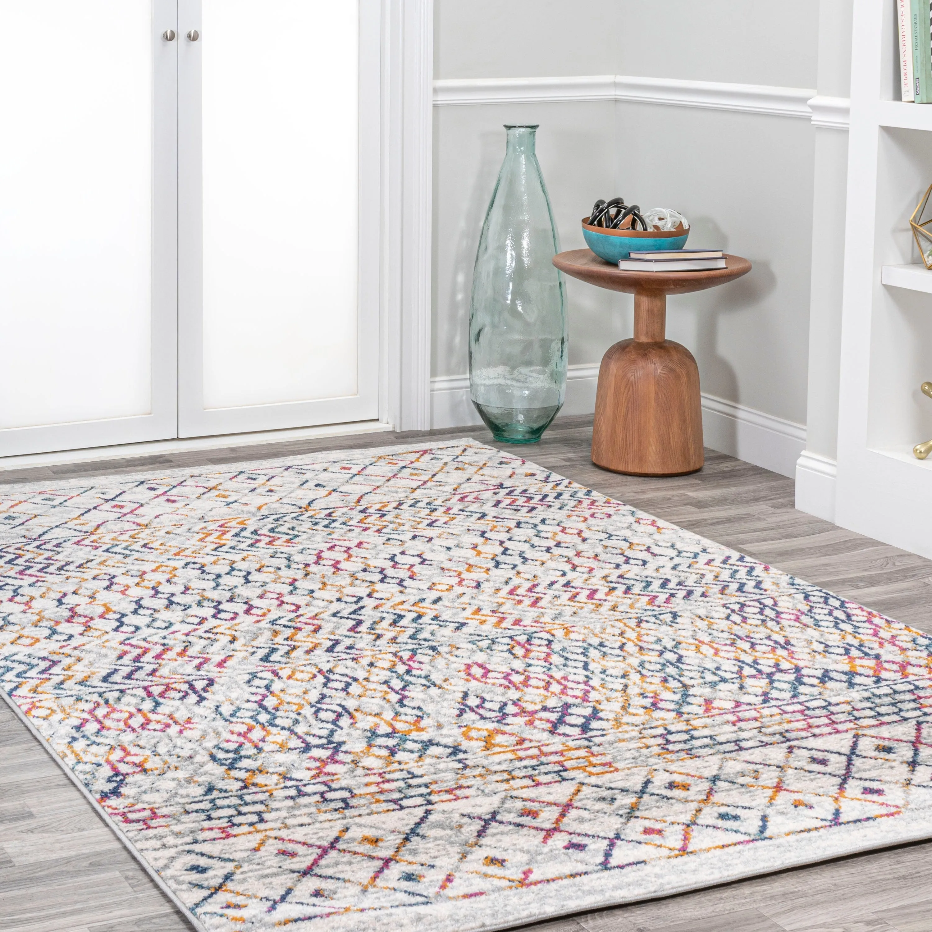 JONATHAN Y Athens Moroccan Vintage Geometric Rug Area Rug