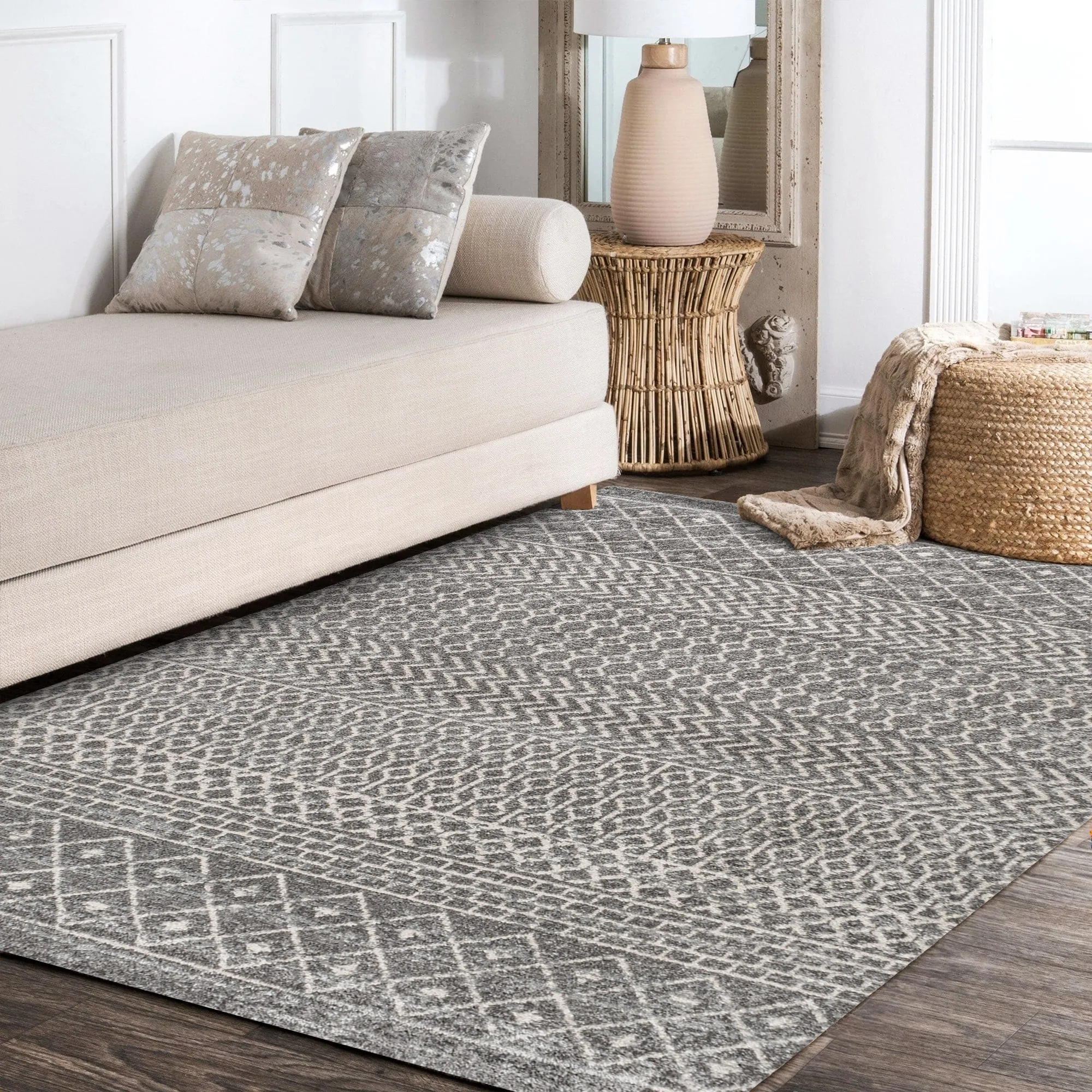 JONATHAN Y Athens Moroccan Vintage Geometric Rug Area Rug
