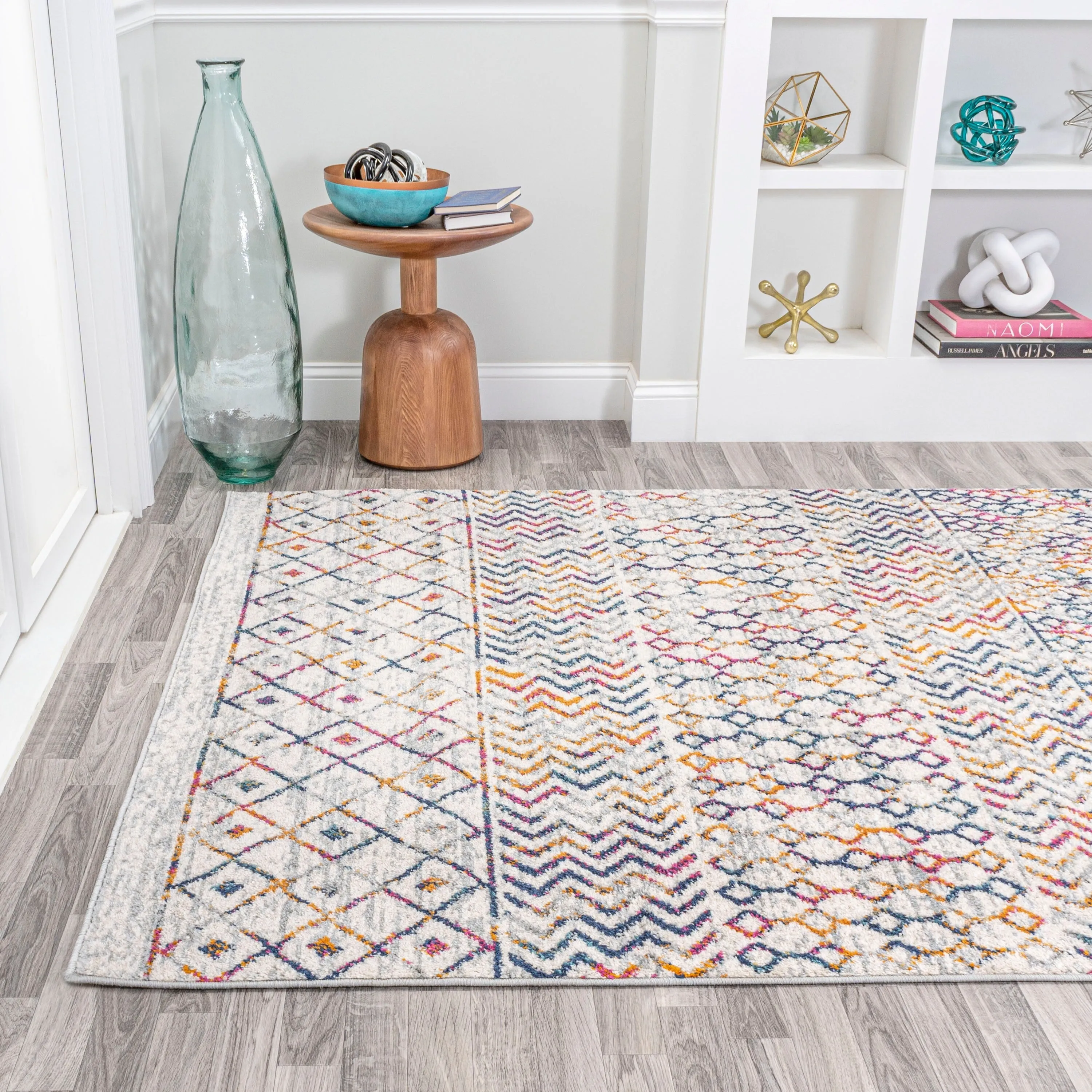 JONATHAN Y Athens Moroccan Vintage Geometric Rug Area Rug