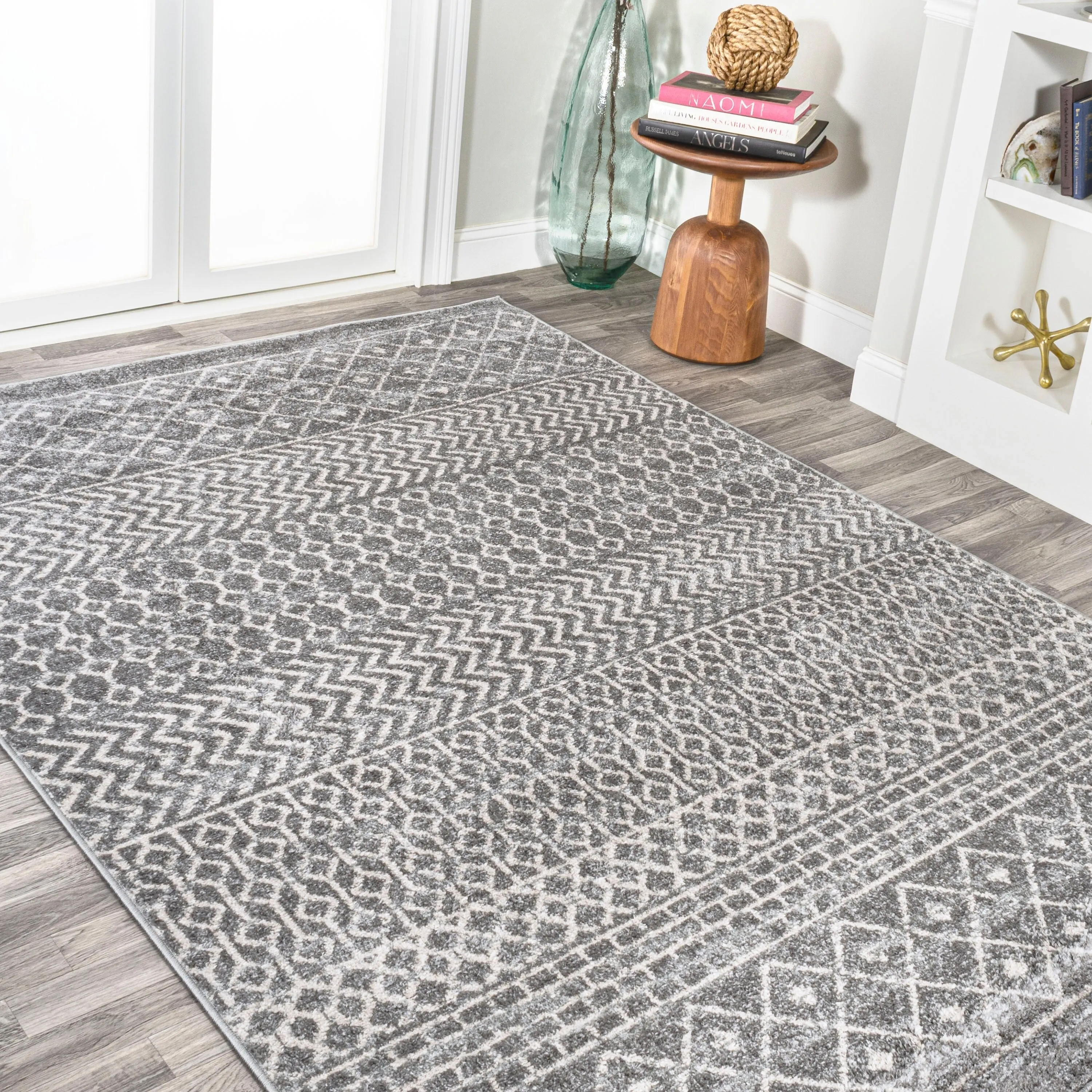 JONATHAN Y Athens Moroccan Vintage Geometric Rug Area Rug