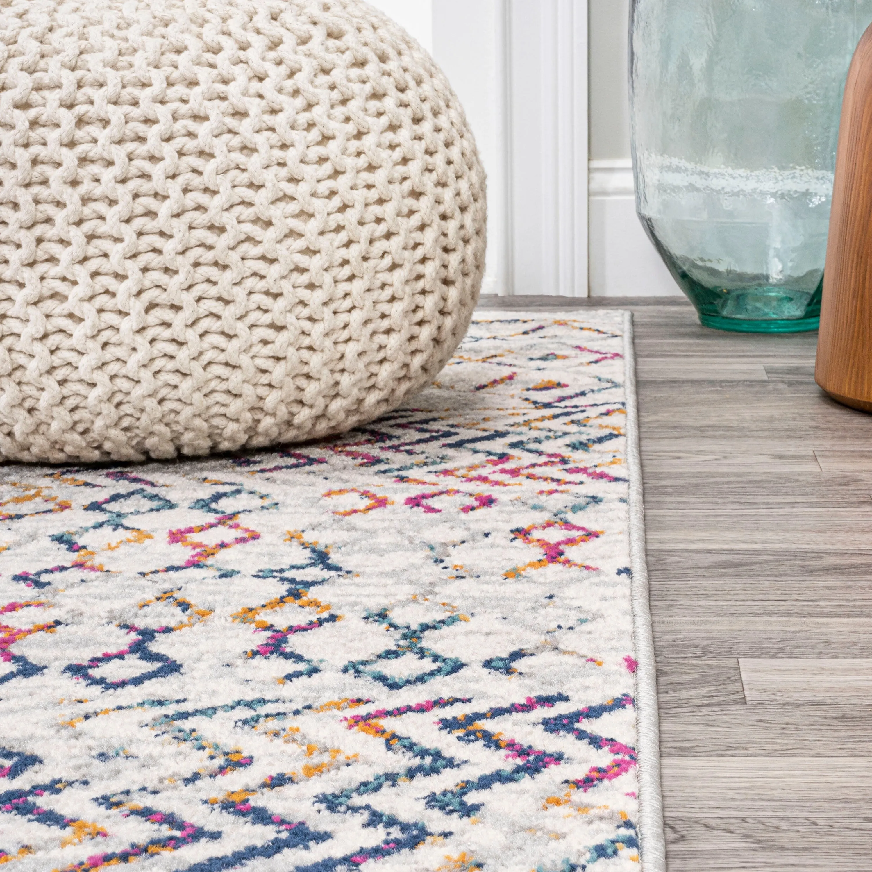 JONATHAN Y Athens Moroccan Vintage Geometric Rug Area Rug