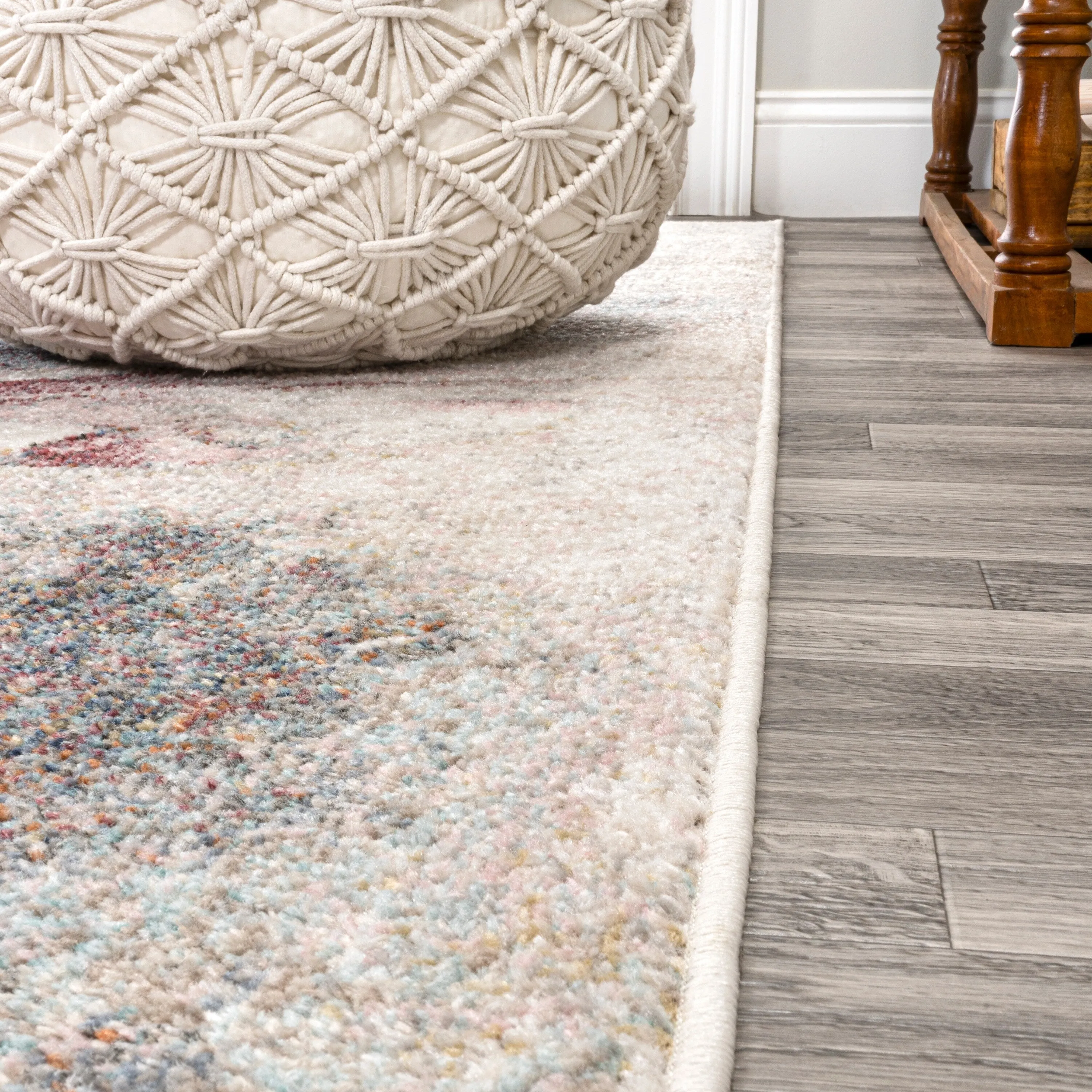 JONATHAN Y Balansat Modern Abstract Muted Flowers Area Rug