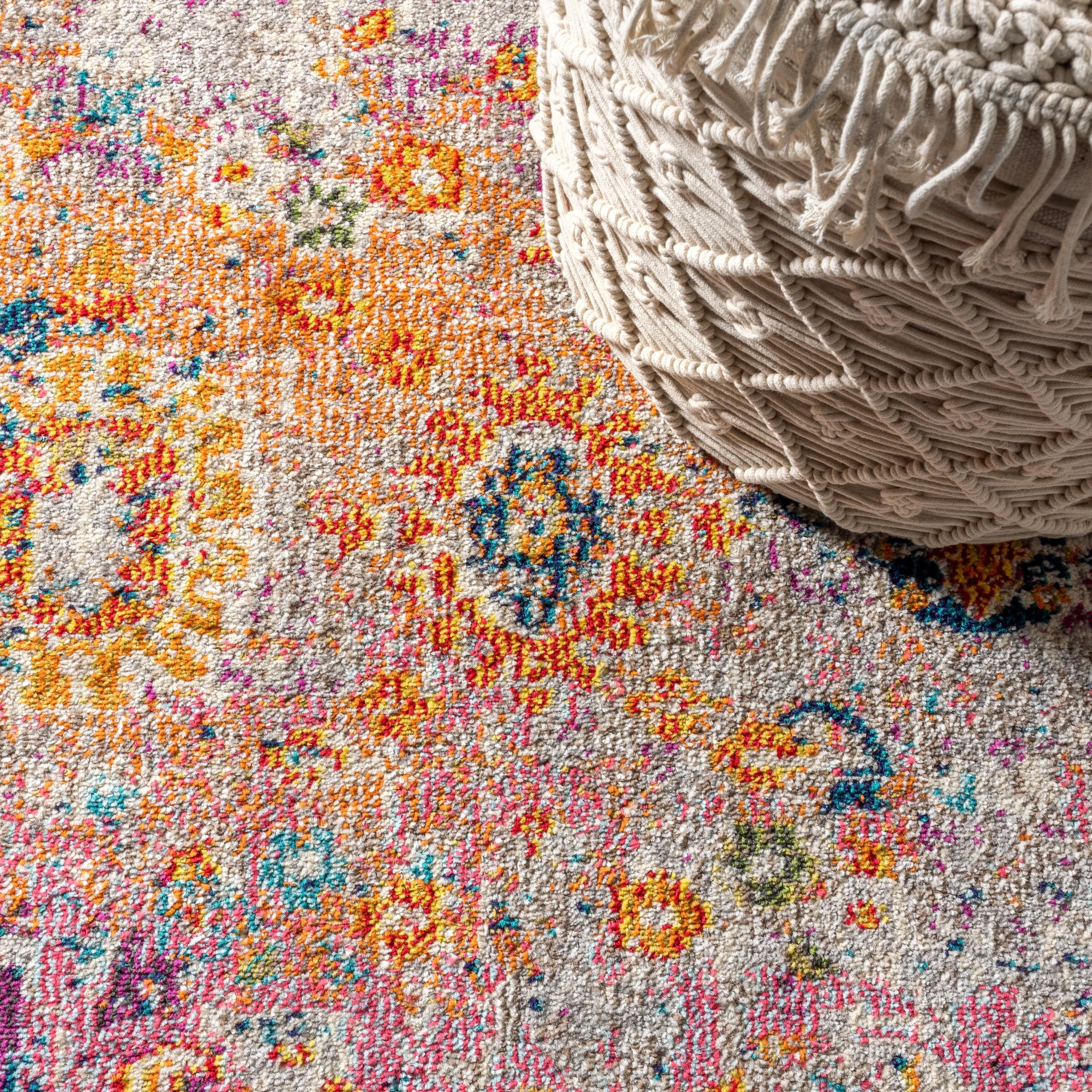 JONATHAN Y Boho FLAIR Medallion Area Rug