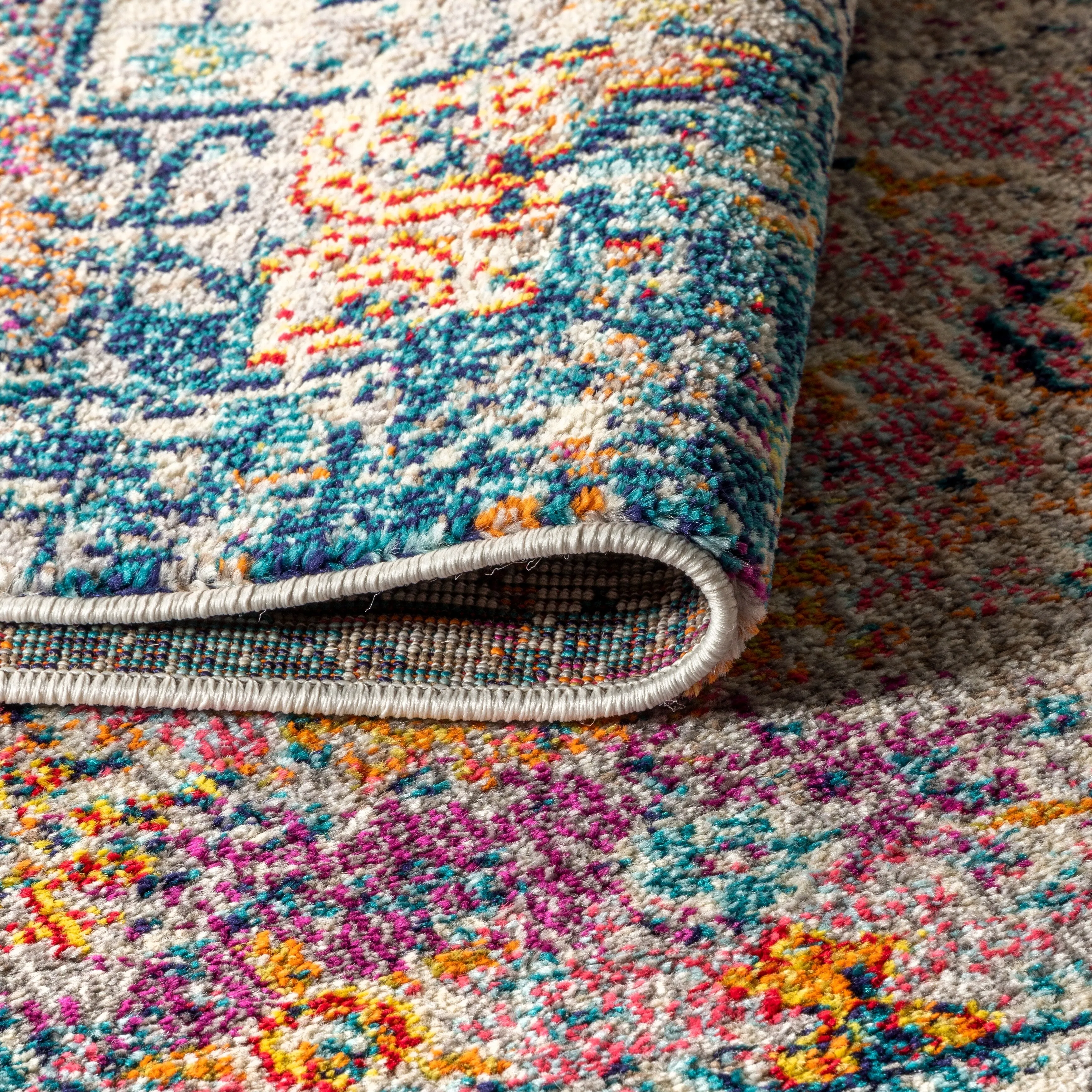 JONATHAN Y Boho FLAIR Medallion Area Rug