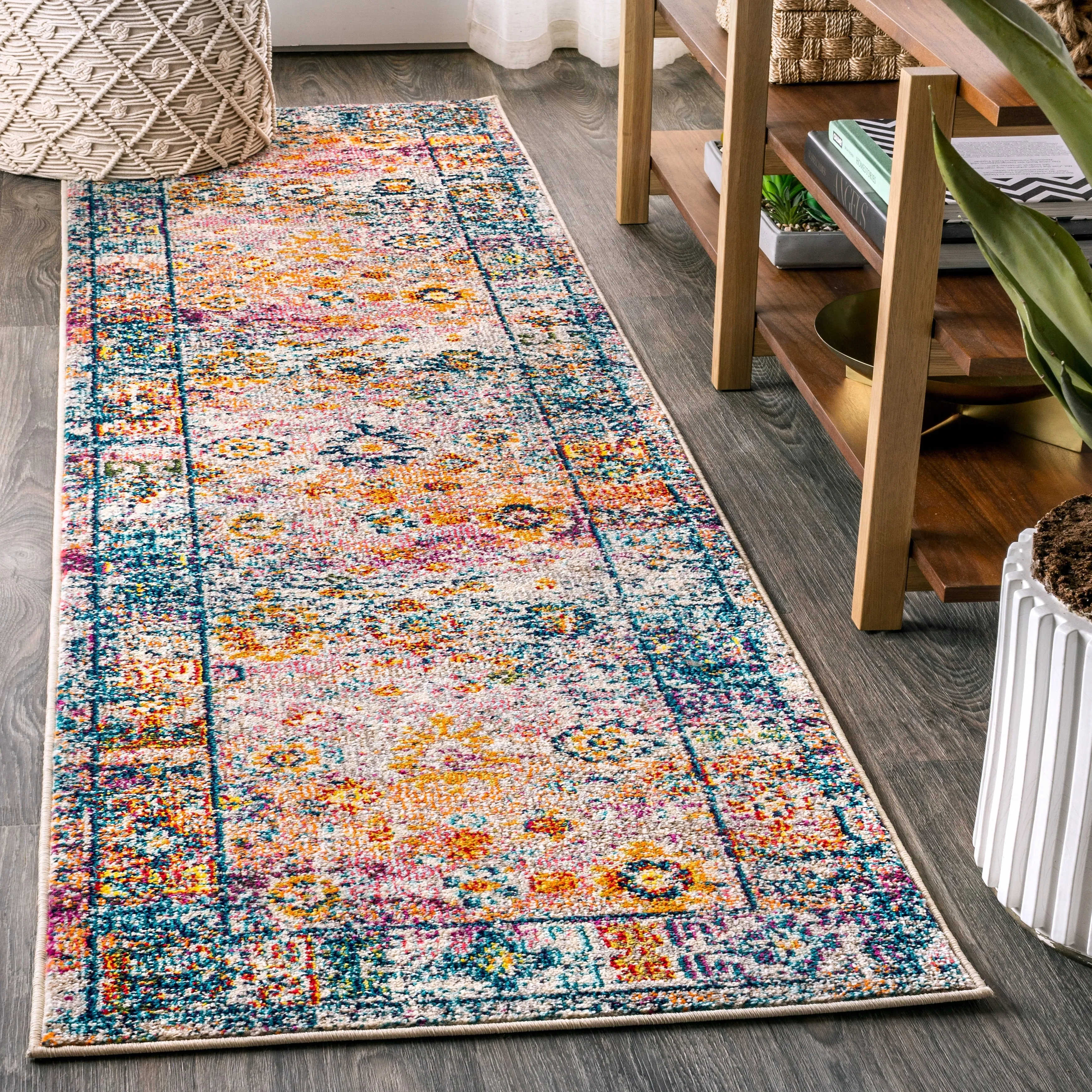 JONATHAN Y Boho FLAIR Medallion Area Rug