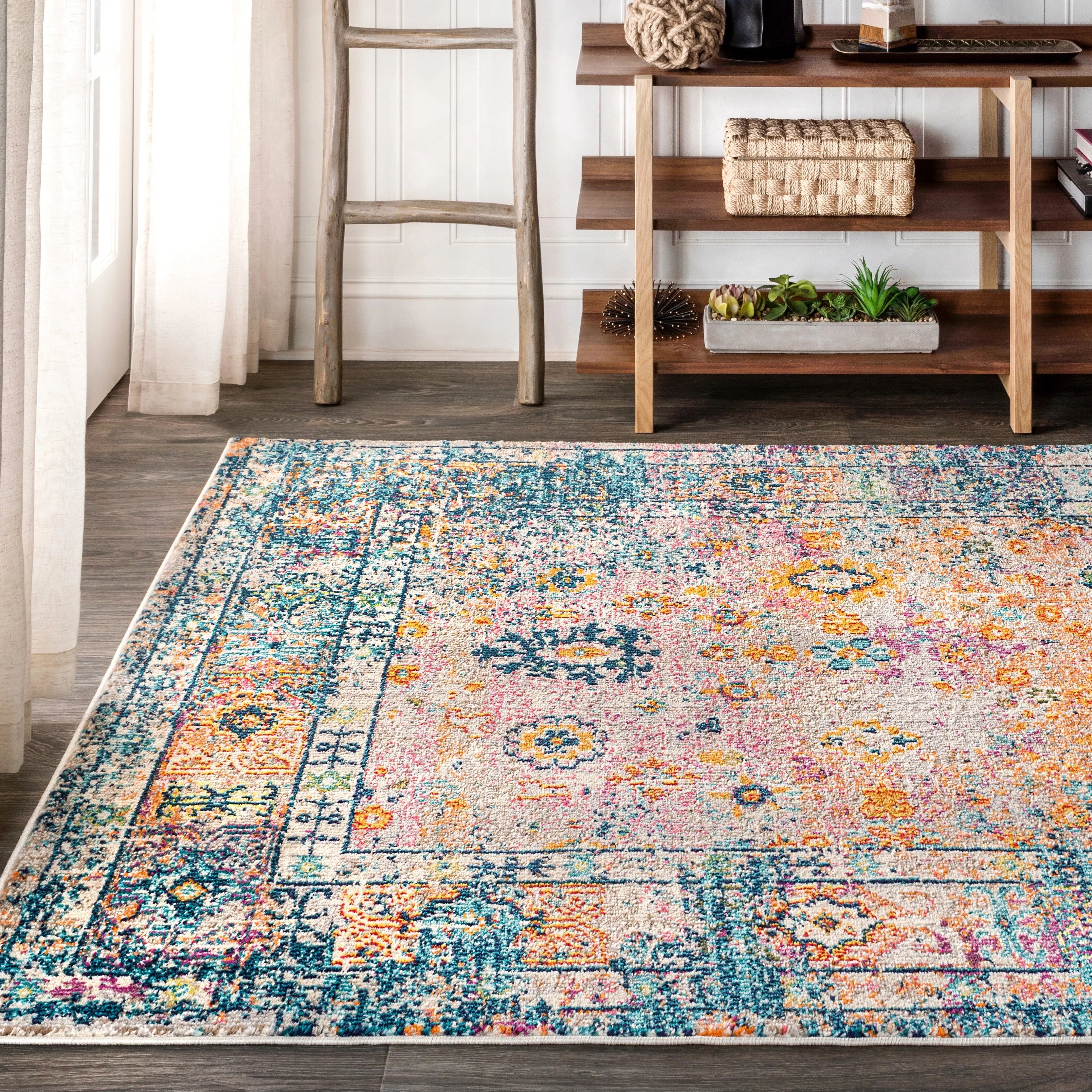 JONATHAN Y Boho FLAIR Medallion Area Rug