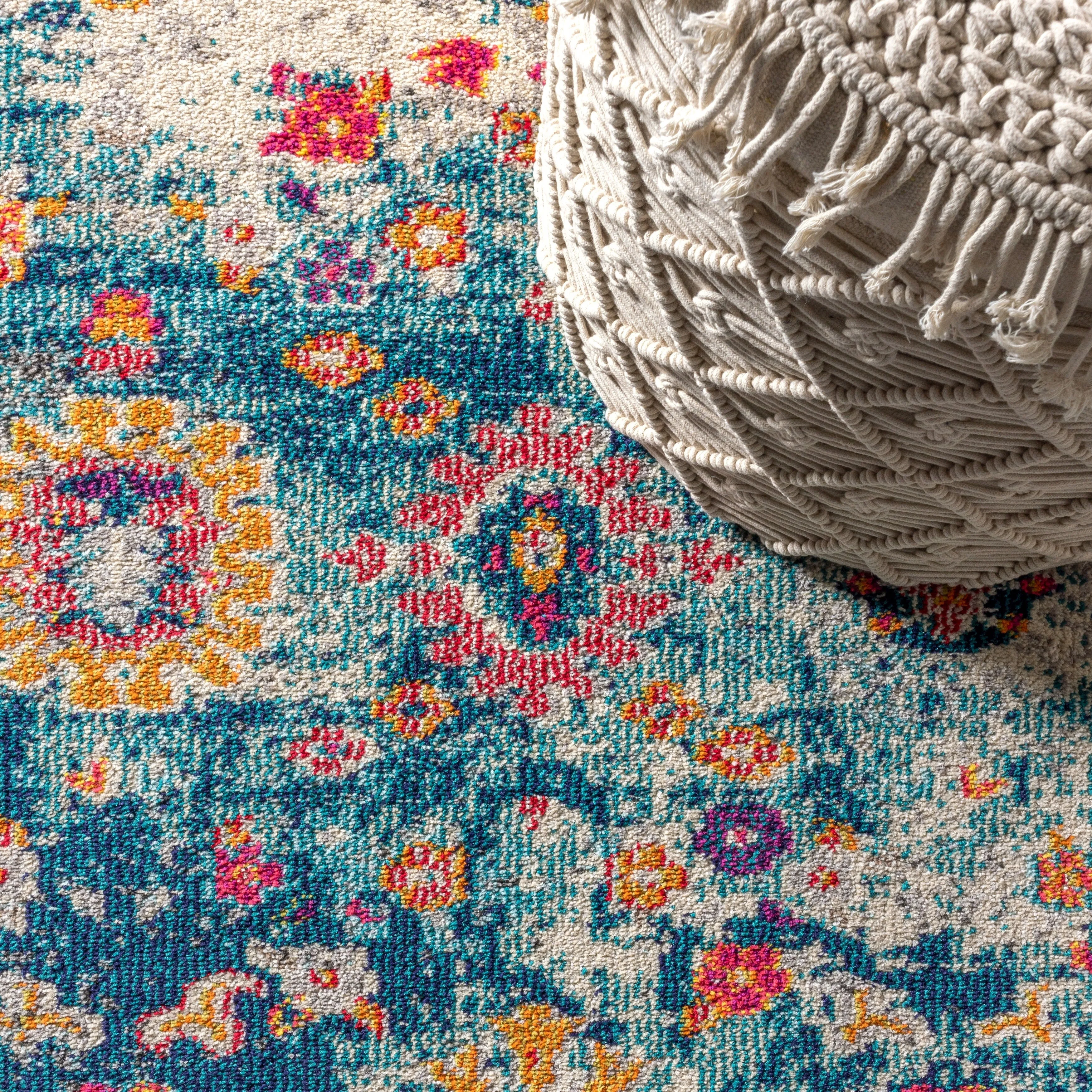 JONATHAN Y Boho FLAIR Medallion Area Rug