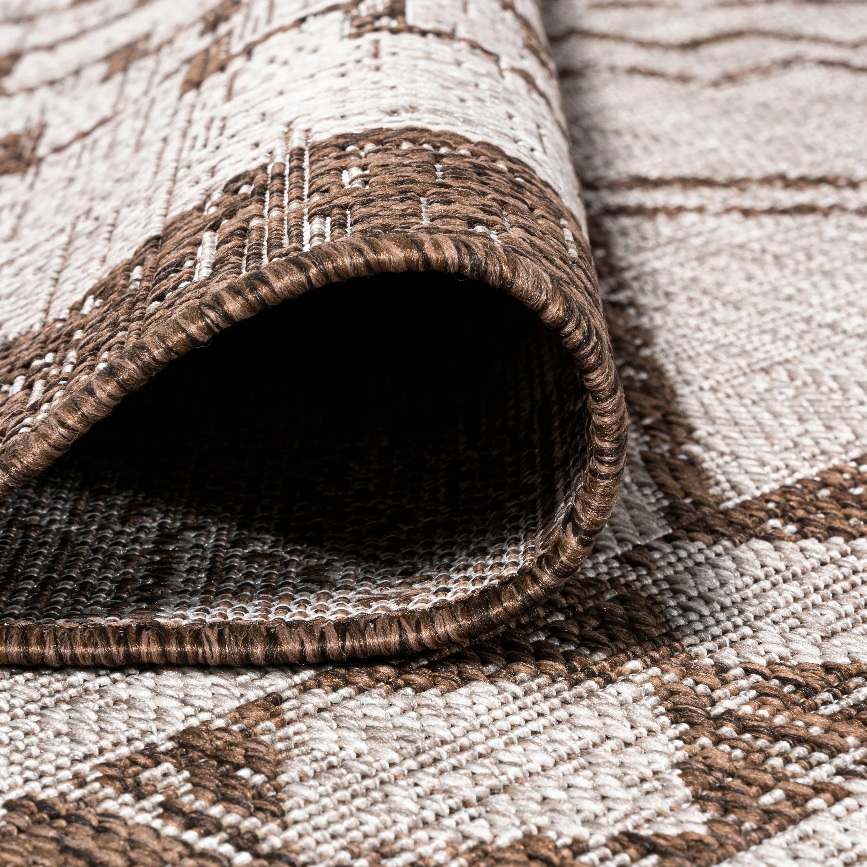 JONATHAN Y Carwa Diamond Tribal Medallion Indoor/Outdoor Area Rug