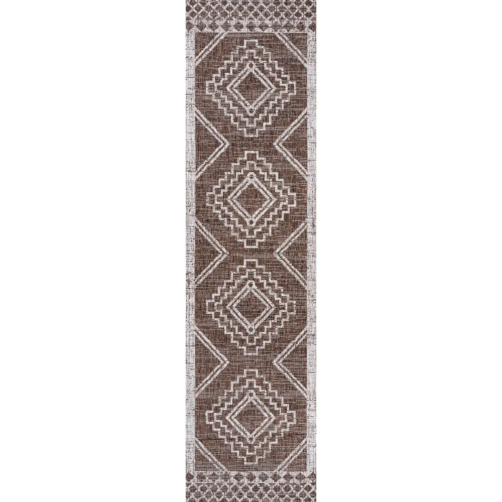 JONATHAN Y Carwa Diamond Tribal Medallion Indoor/Outdoor Area Rug