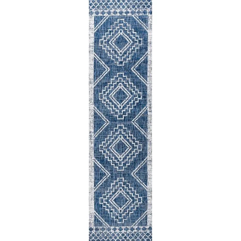 JONATHAN Y Carwa Diamond Tribal Medallion Indoor/Outdoor Area Rug