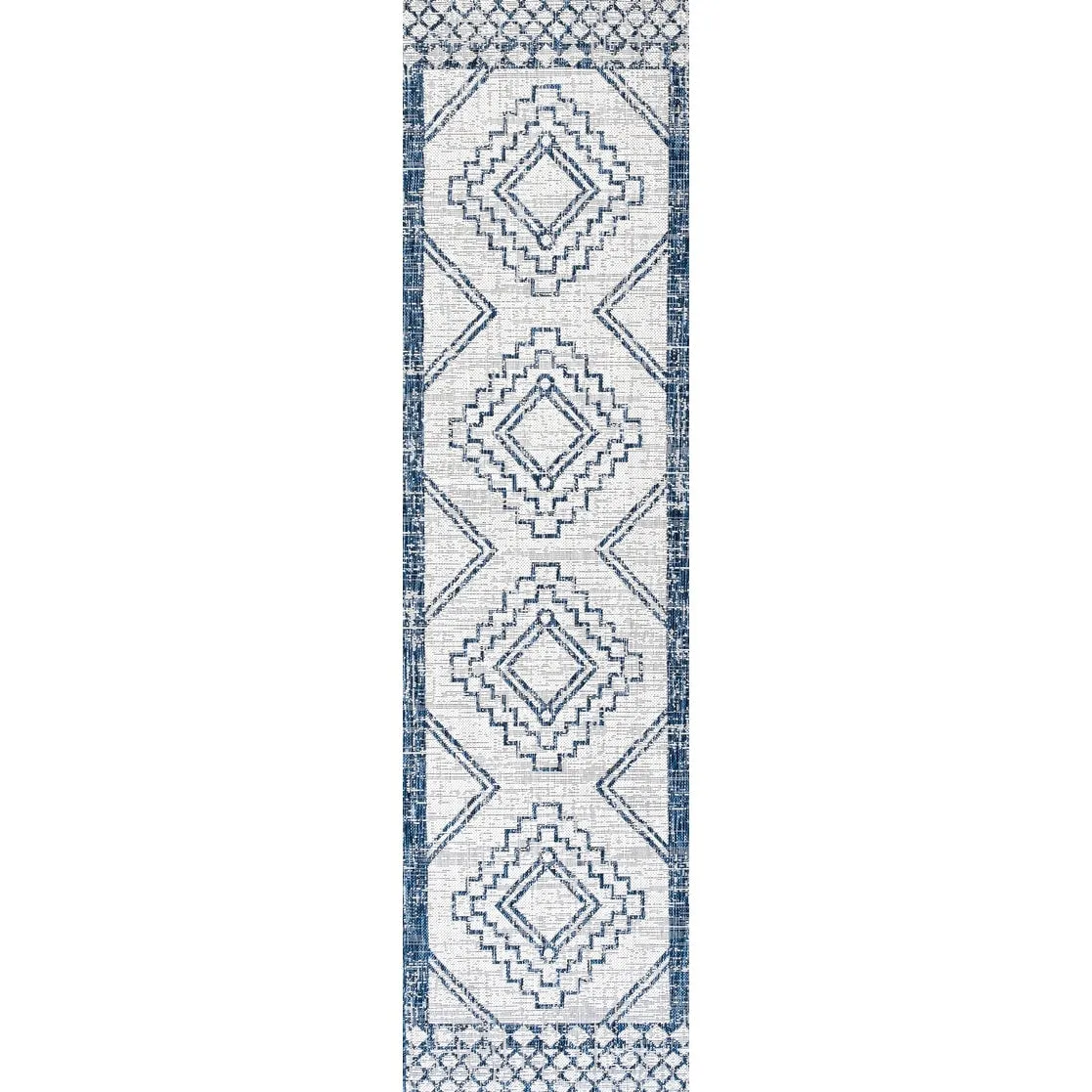 JONATHAN Y Carwa Diamond Tribal Medallion Indoor/Outdoor Area Rug