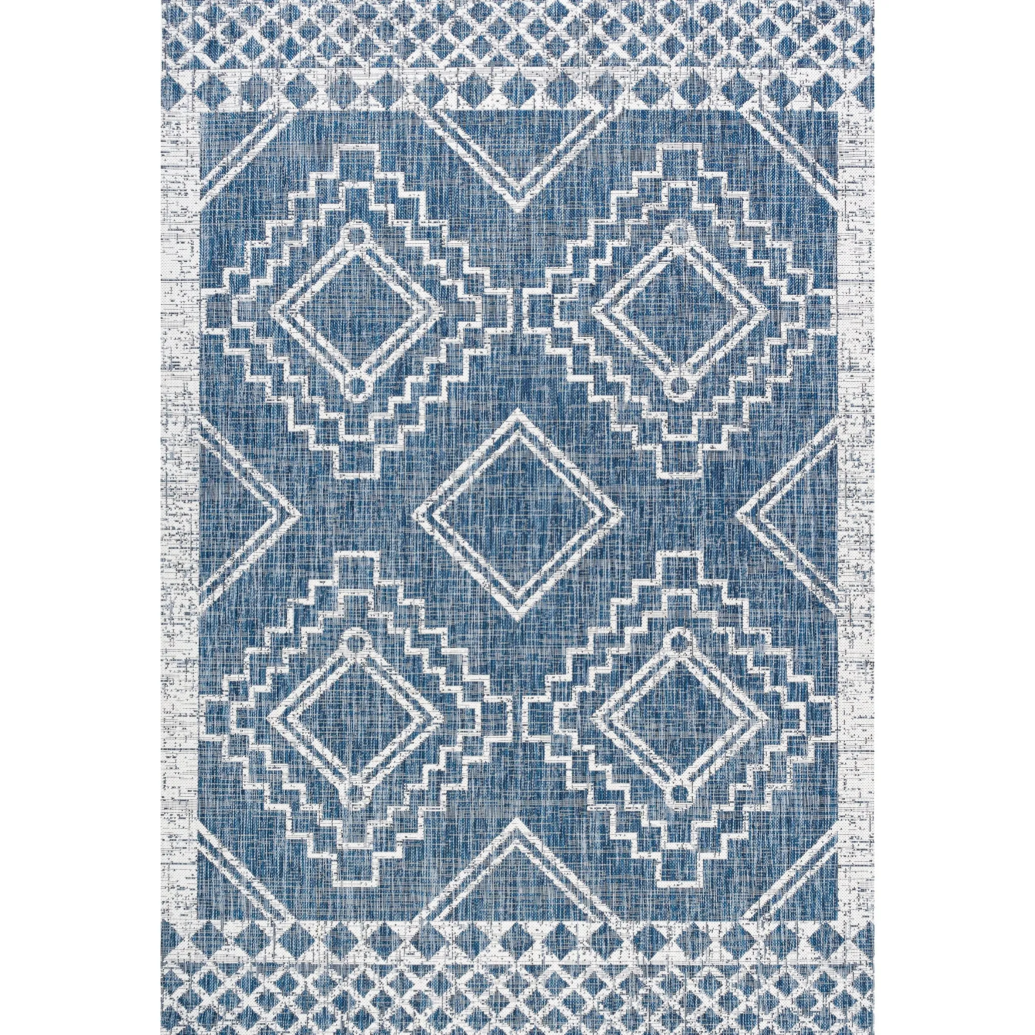 JONATHAN Y Carwa Diamond Tribal Medallion Indoor/Outdoor Area Rug