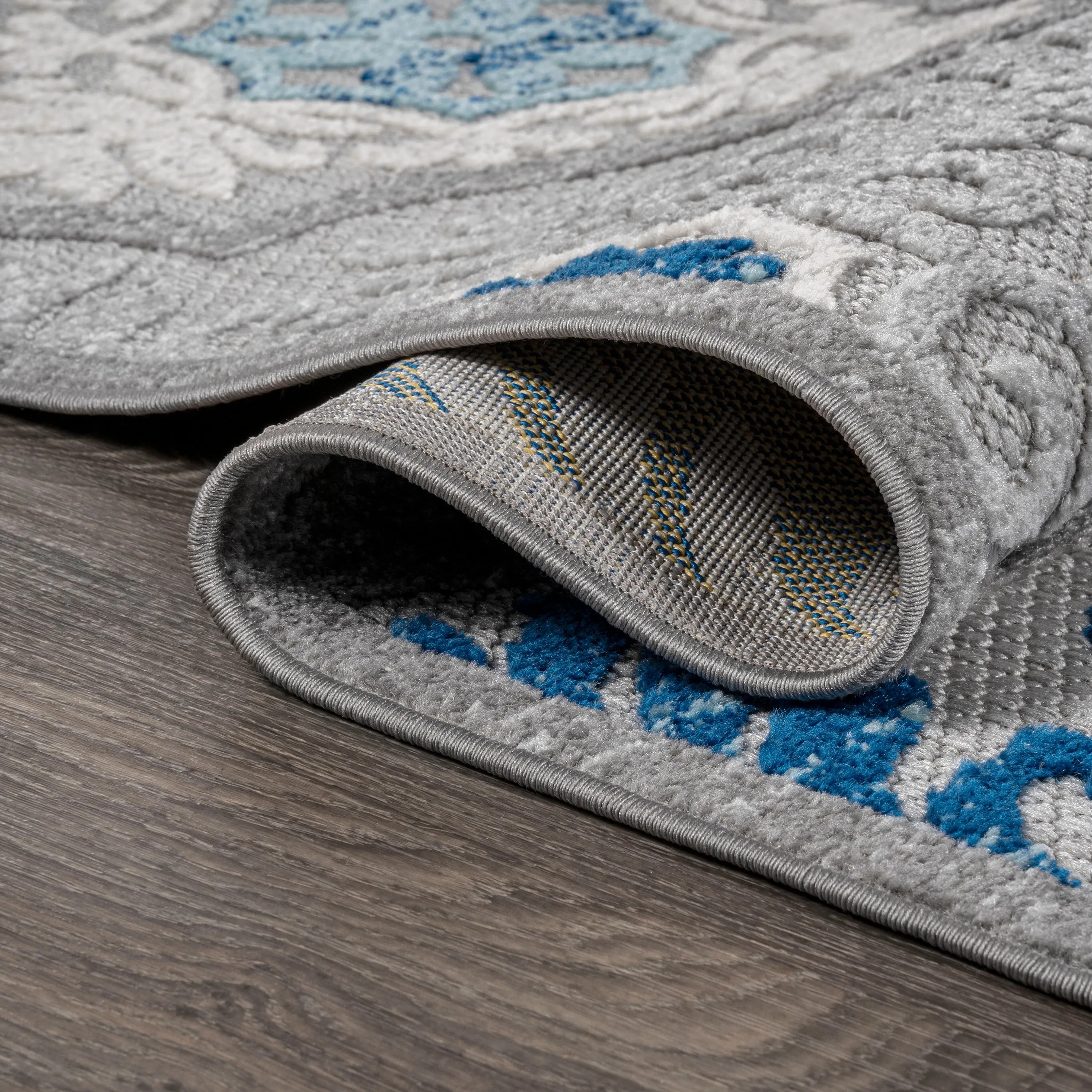 JONATHAN Y Circus Ornate Ogee Trellis High-Low Indoor/Outdoor Area Rug
