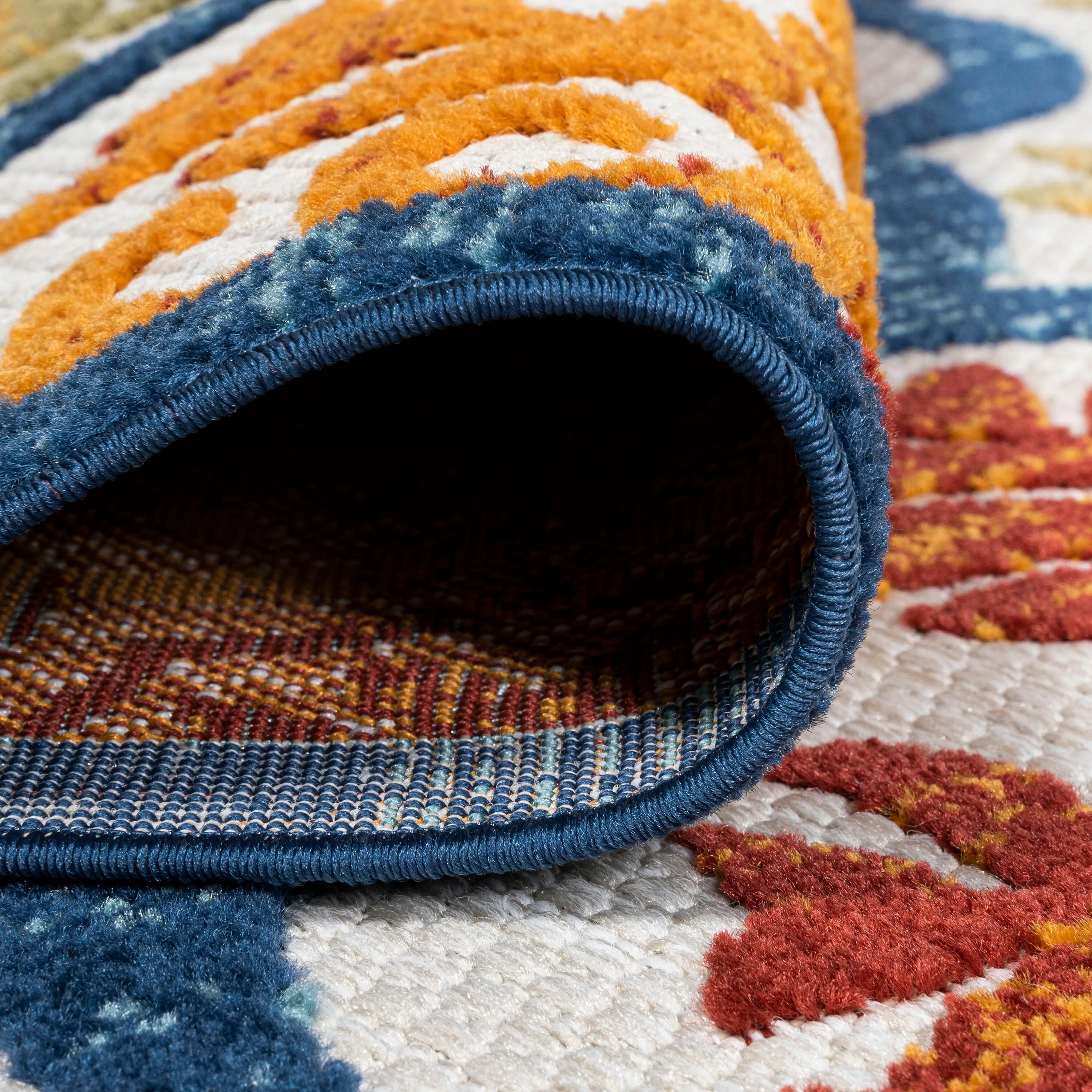 JONATHAN Y Circus Ornate Ogee Trellis High-Low Indoor/Outdoor Area Rug