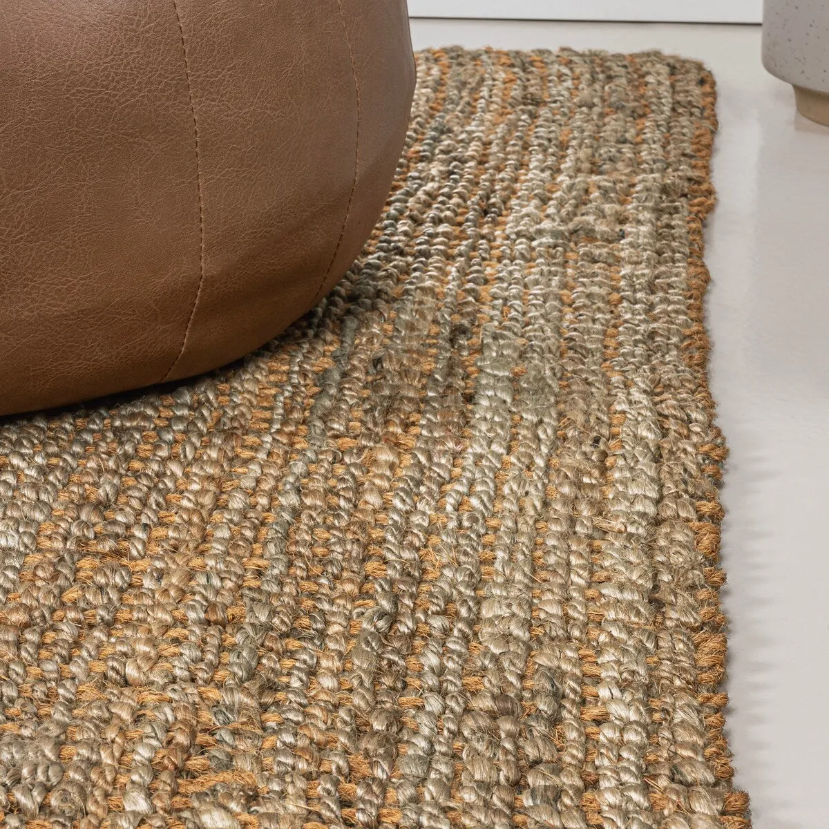 JONATHAN Y Cyrus Traditional Rustic Handwoven Jute Solid Natural Area Rug