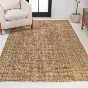 JONATHAN Y Cyrus Traditional Rustic Handwoven Jute Solid Natural Area Rug