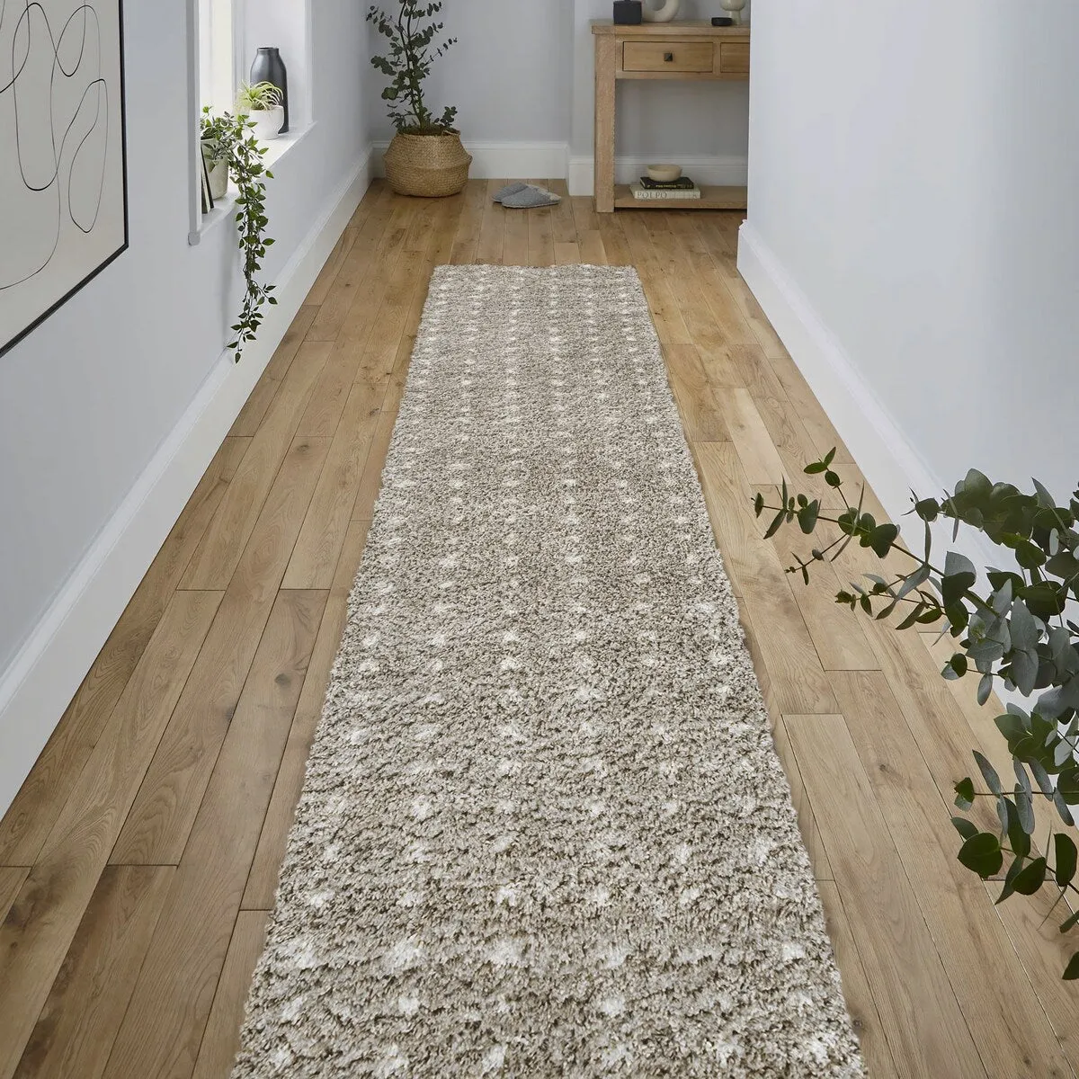 JONATHAN Y Deia Modern Geometric Dot Shag Area Rug