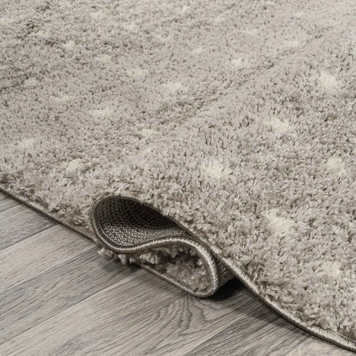 JONATHAN Y Deia Modern Geometric Dot Shag Area Rug