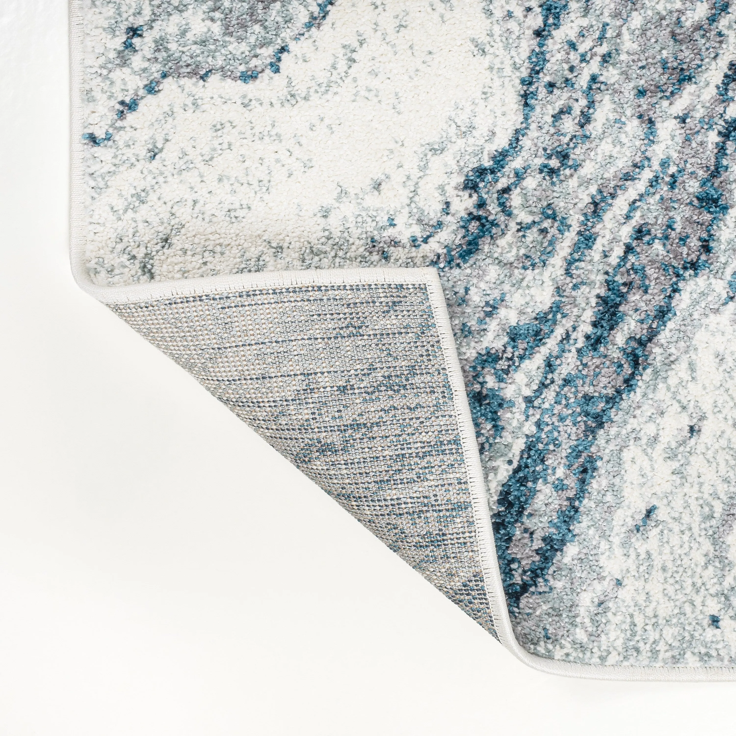 JONATHAN Y Eleni Contemporary Glam Abstract Marble Area Rug