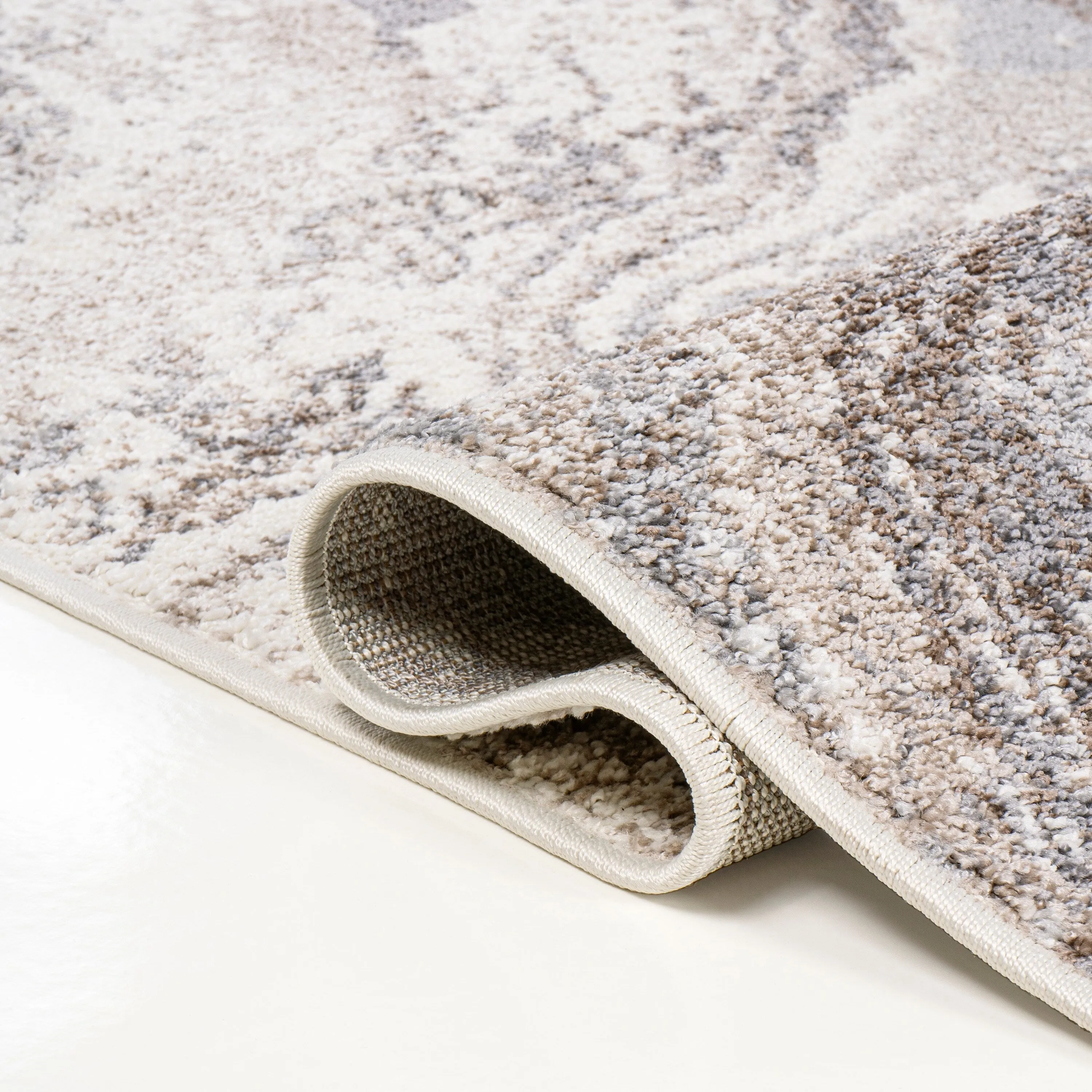 JONATHAN Y Eleni Contemporary Glam Abstract Marble Area Rug