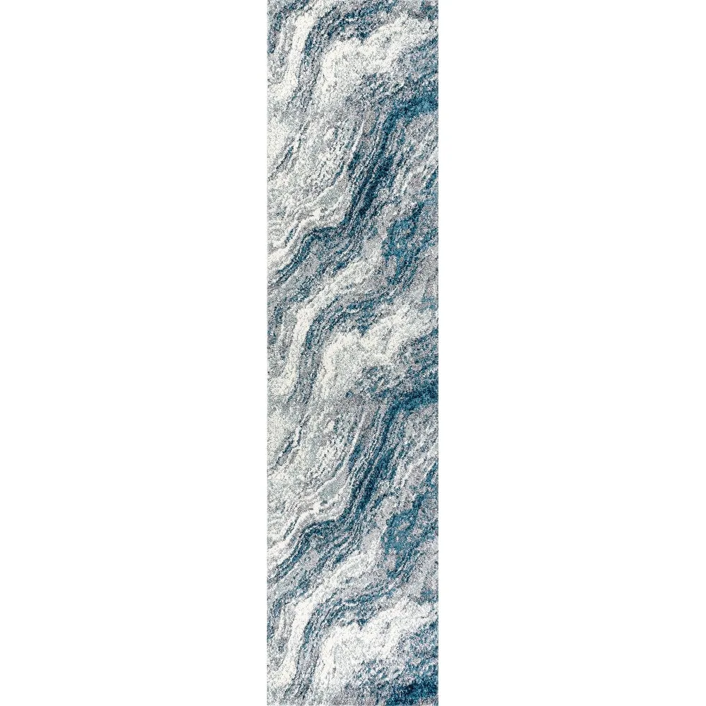 JONATHAN Y Eleni Contemporary Glam Abstract Marble Area Rug