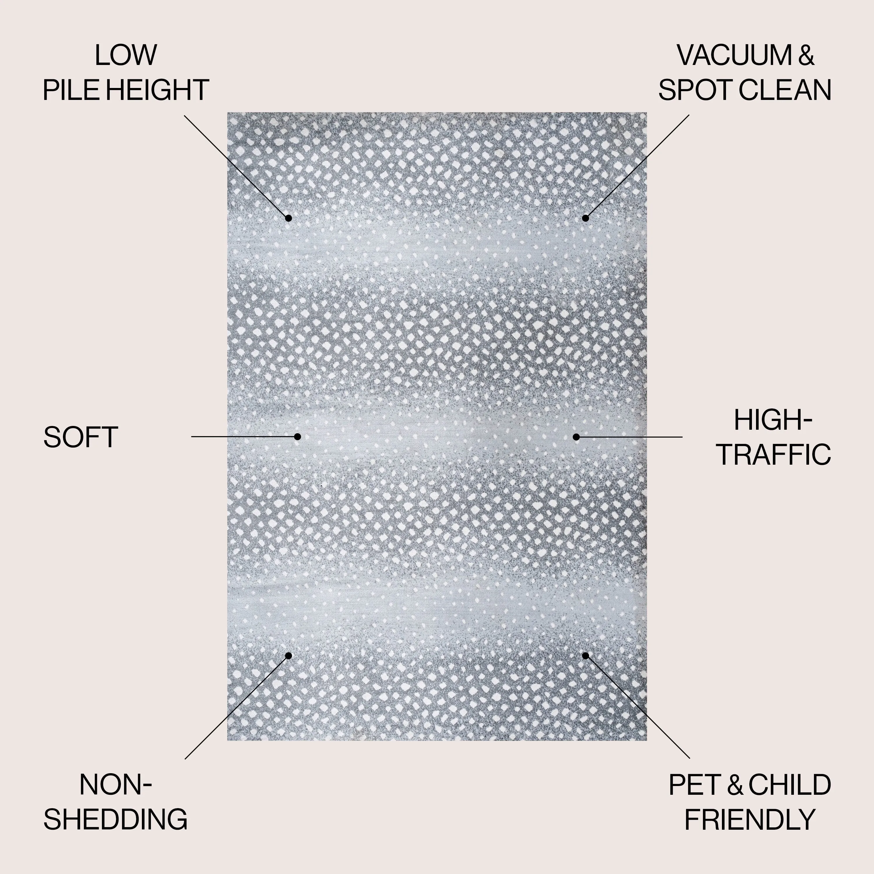JONATHAN Y Goa Modern Animal Area Rug