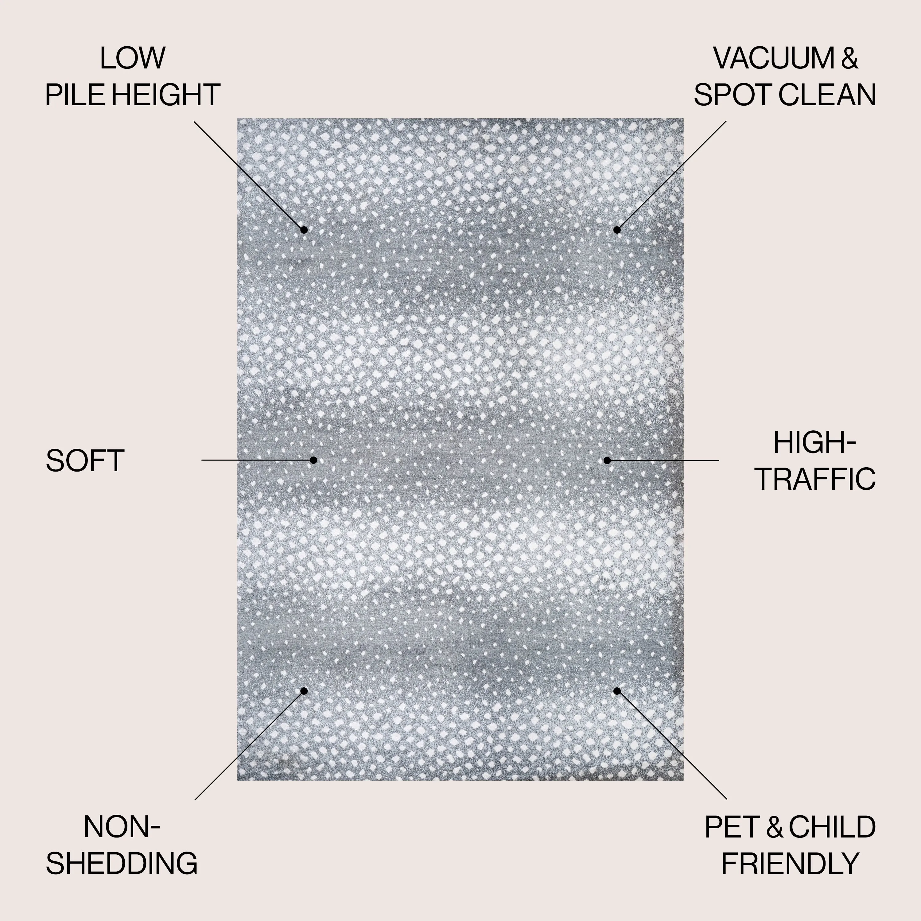JONATHAN Y Goa Modern Animal Area Rug