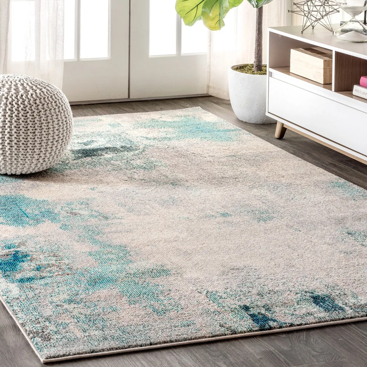 JONATHAN Y Groovy POP Modern Abstract Vintage Area Rug