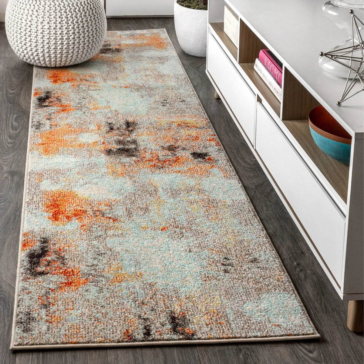 JONATHAN Y Groovy POP Modern Abstract Vintage Area Rug