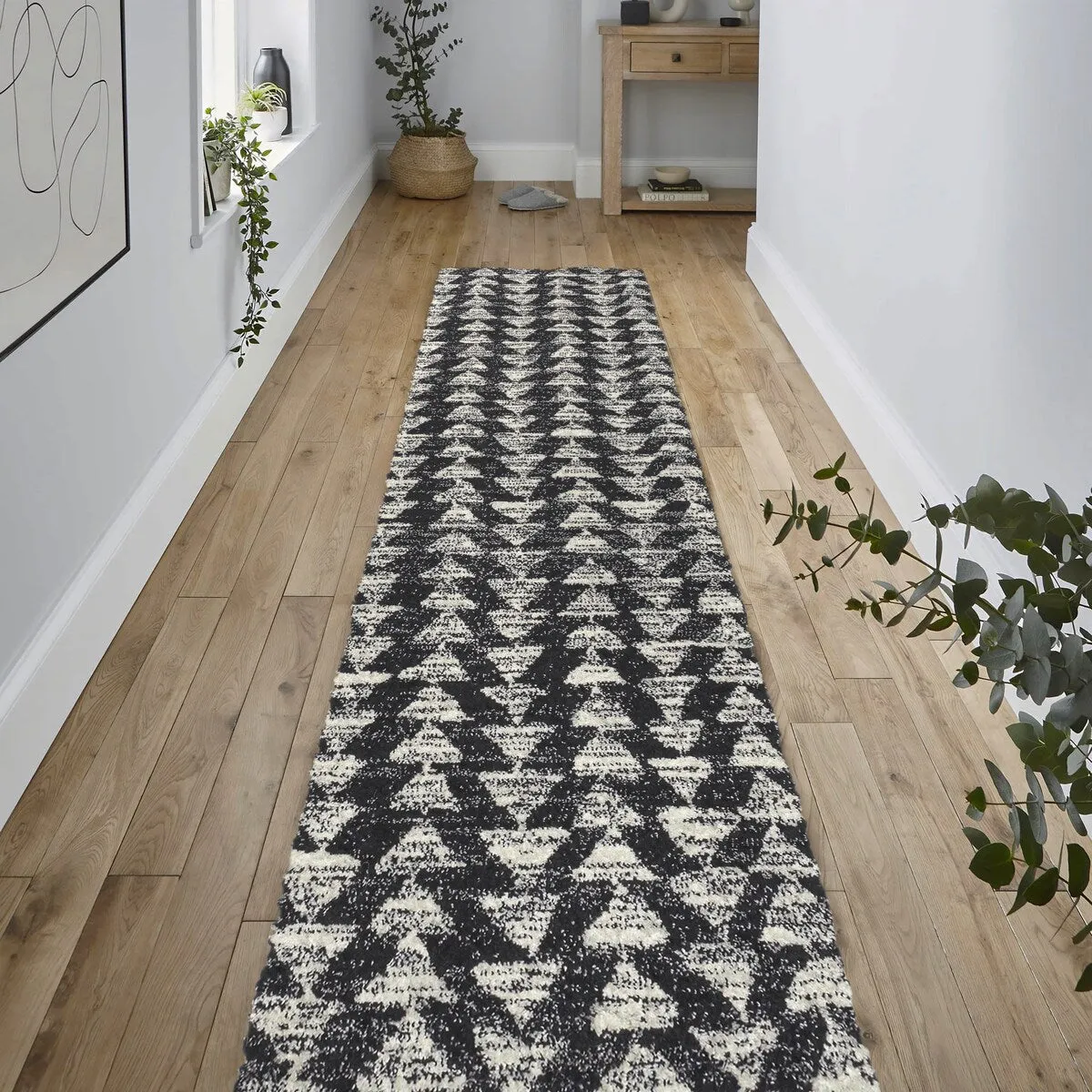 JONATHAN Y Khalil Moroccan Triangle Geometric Area Rug