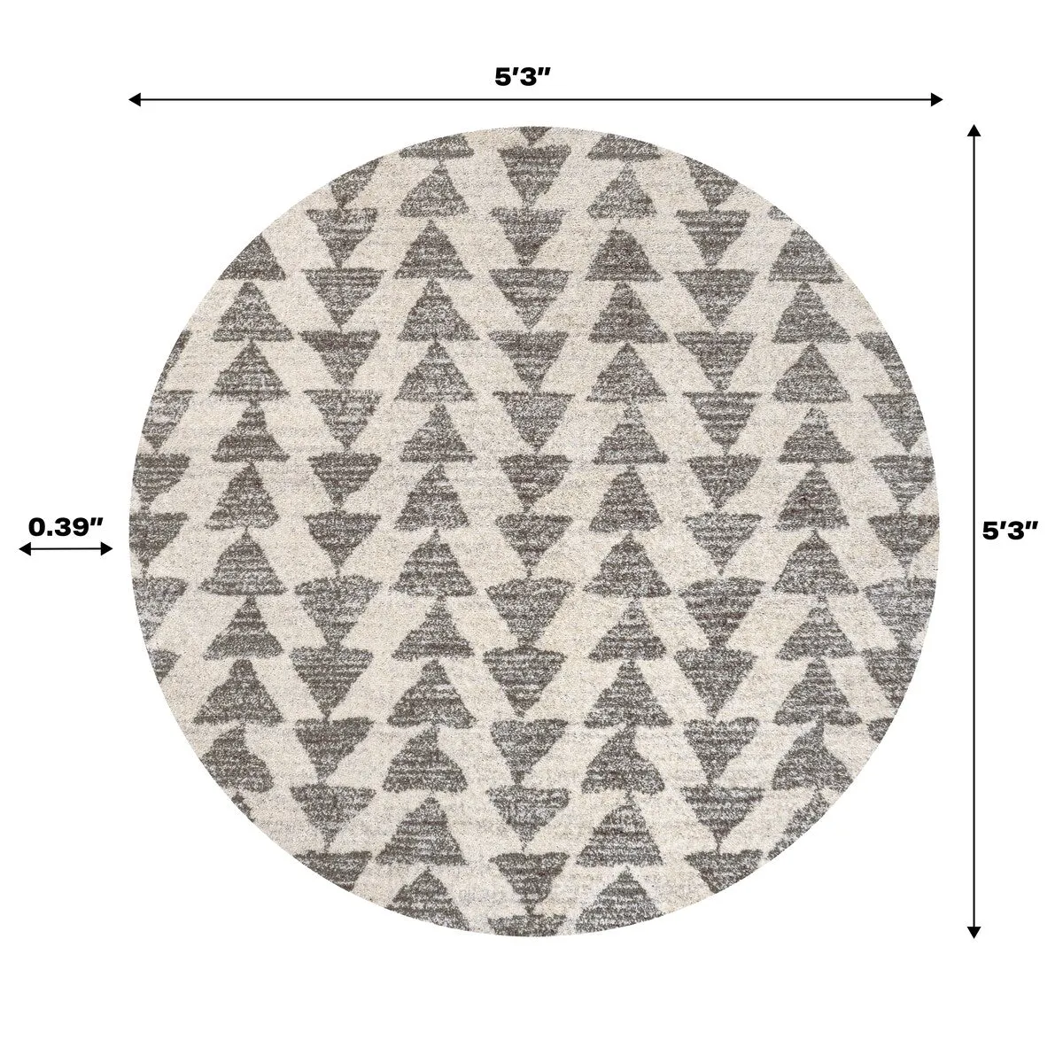 JONATHAN Y Khalil Moroccan Triangle Geometric Area Rug