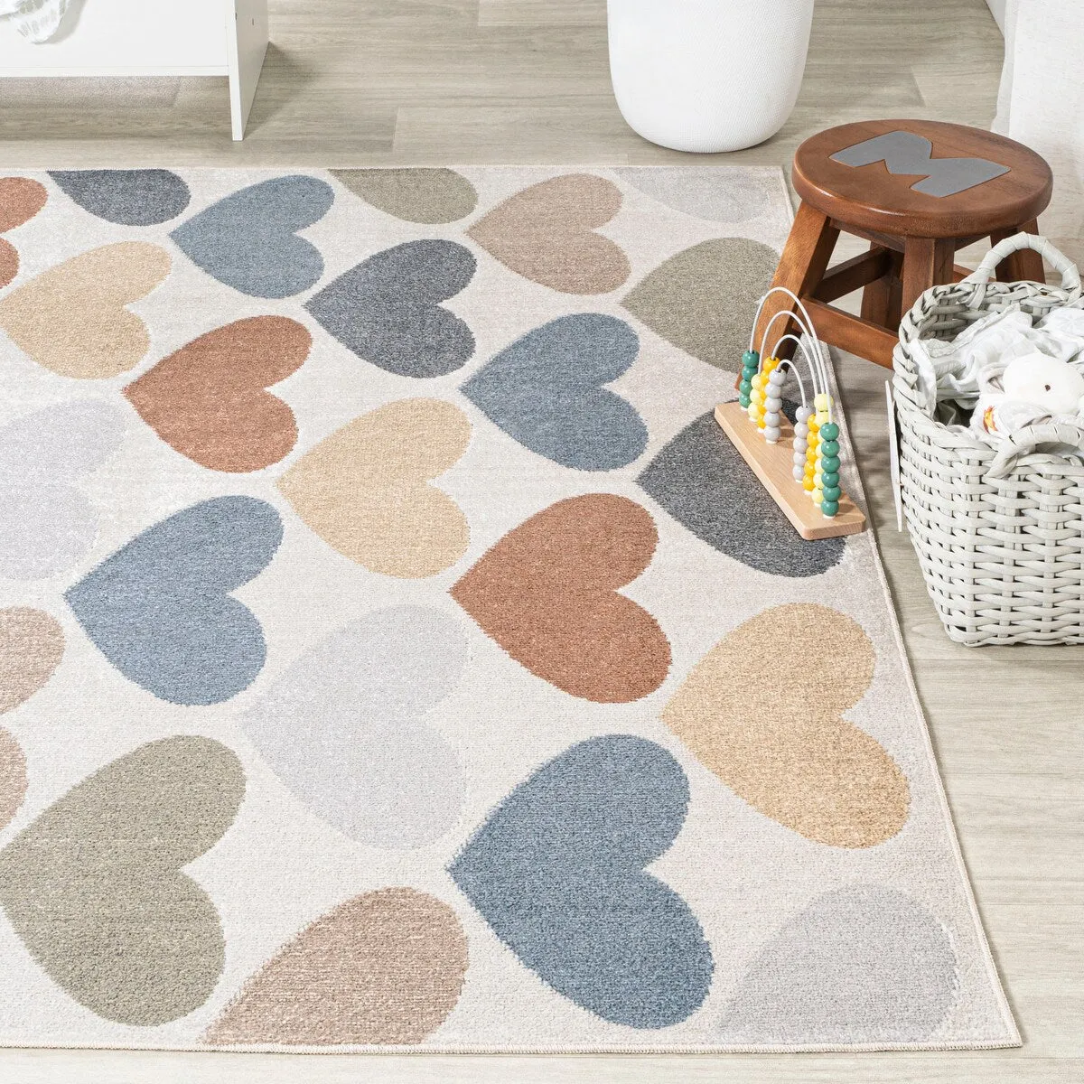 JONATHAN Y Minha Geometric Striped Area Rug