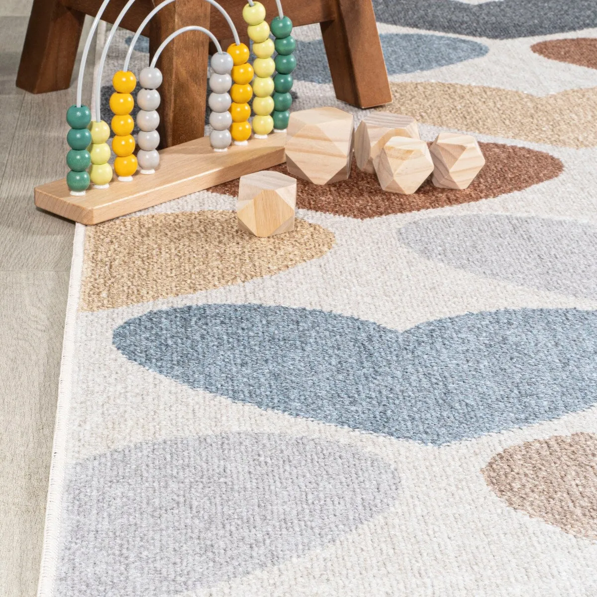 JONATHAN Y Minha Geometric Striped Area Rug