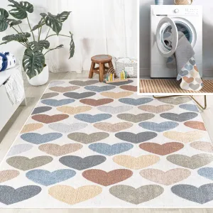 JONATHAN Y Minha Geometric Striped Area Rug
