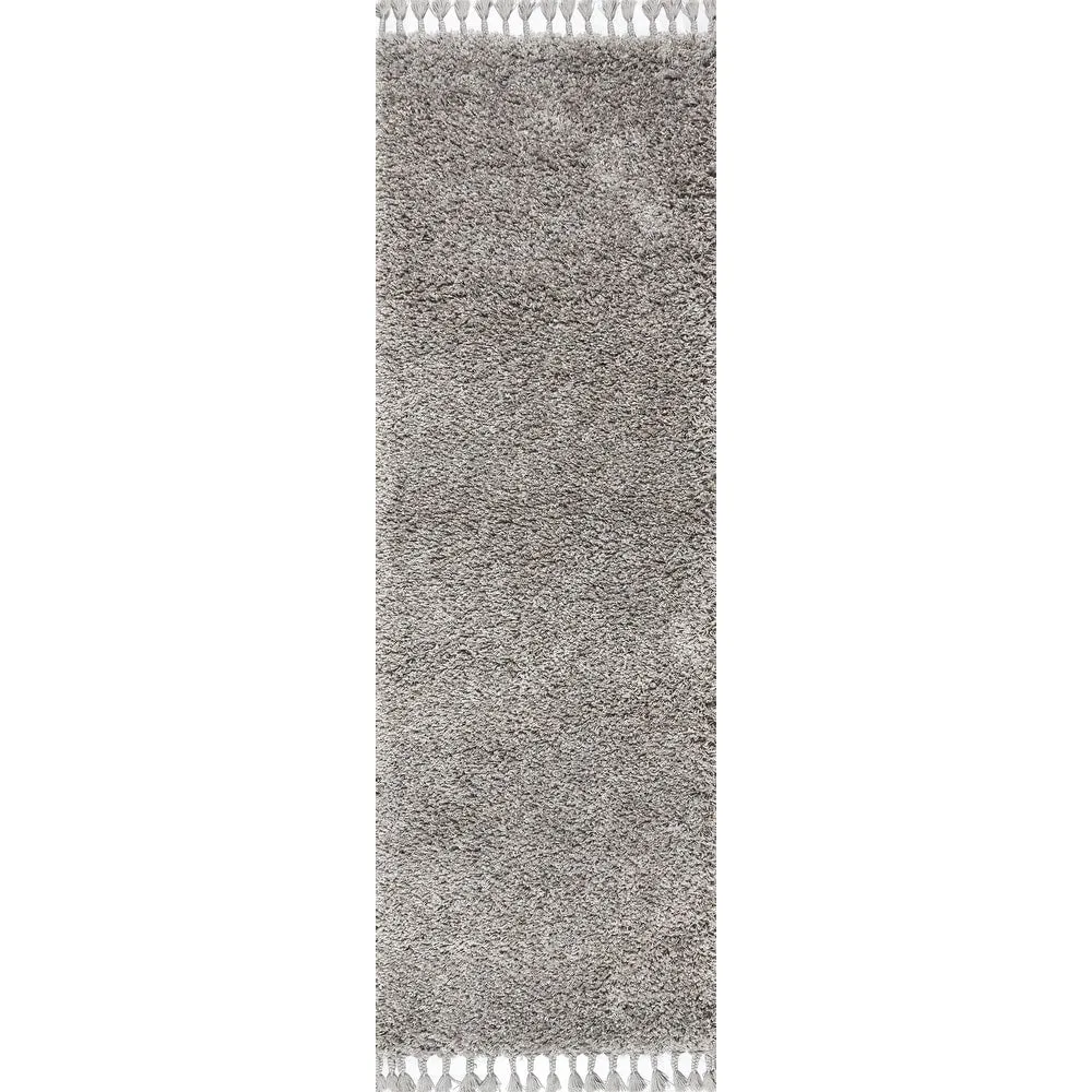 JONATHAN Y Modern Shag Plush Tassel Area Rug