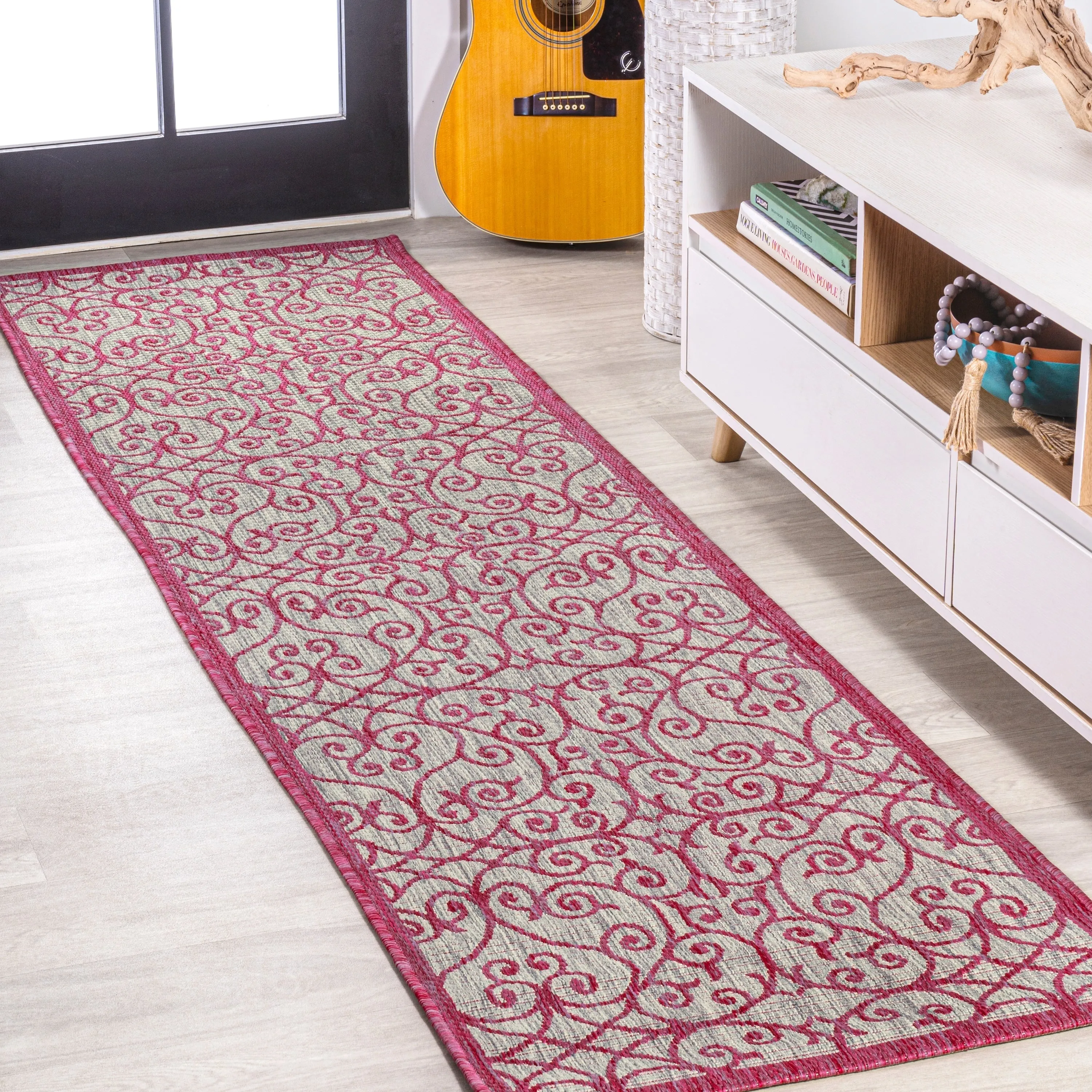 JONATHAN Y Ourika Textured Weave Indoor/Outdoor Area Rug