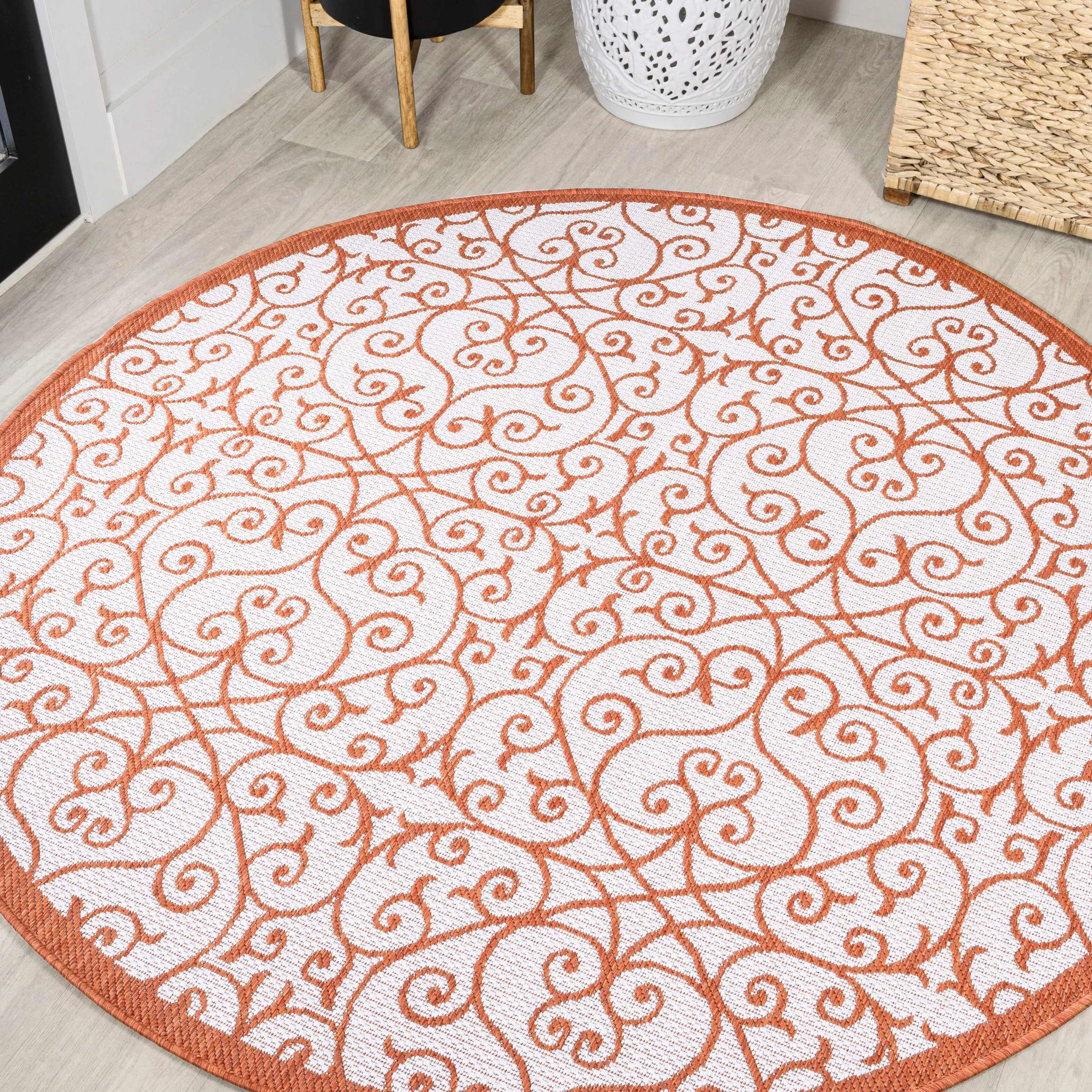 JONATHAN Y Ourika Textured Weave Indoor/Outdoor Area Rug