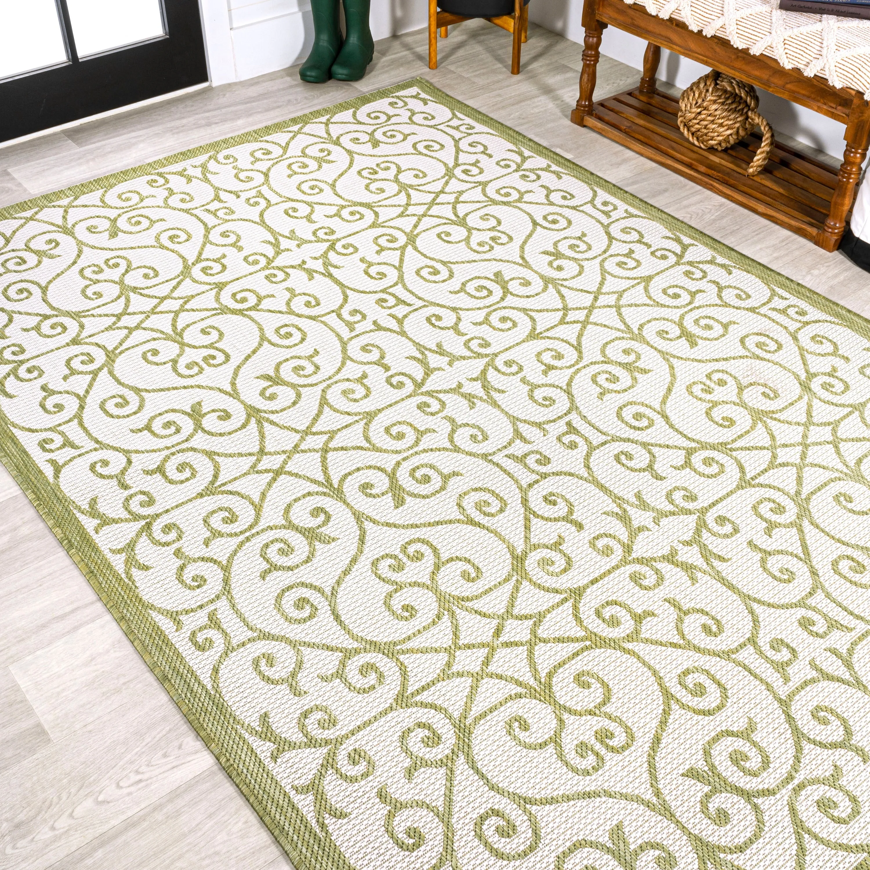 JONATHAN Y Ourika Textured Weave Indoor/Outdoor Area Rug