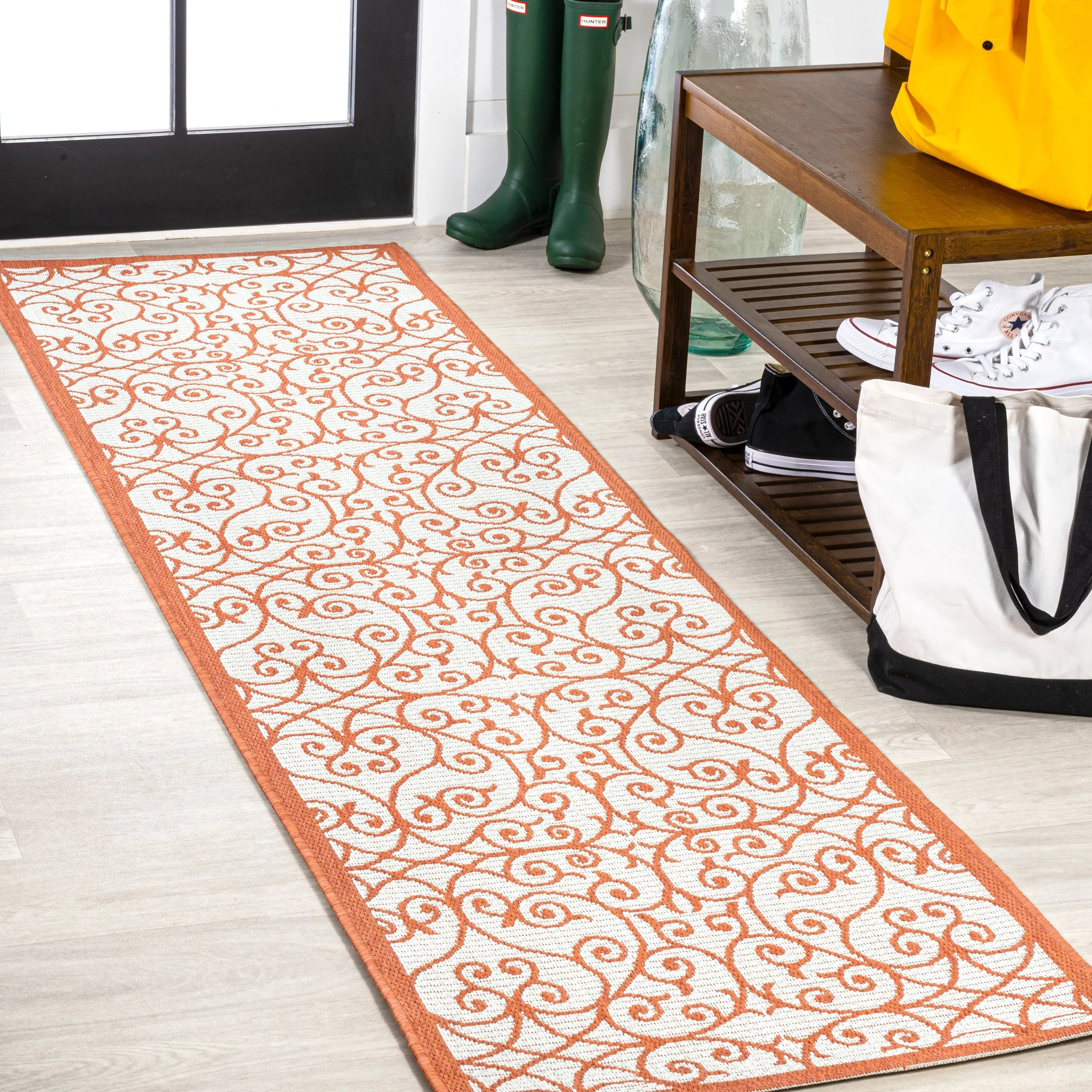JONATHAN Y Ourika Textured Weave Indoor/Outdoor Area Rug