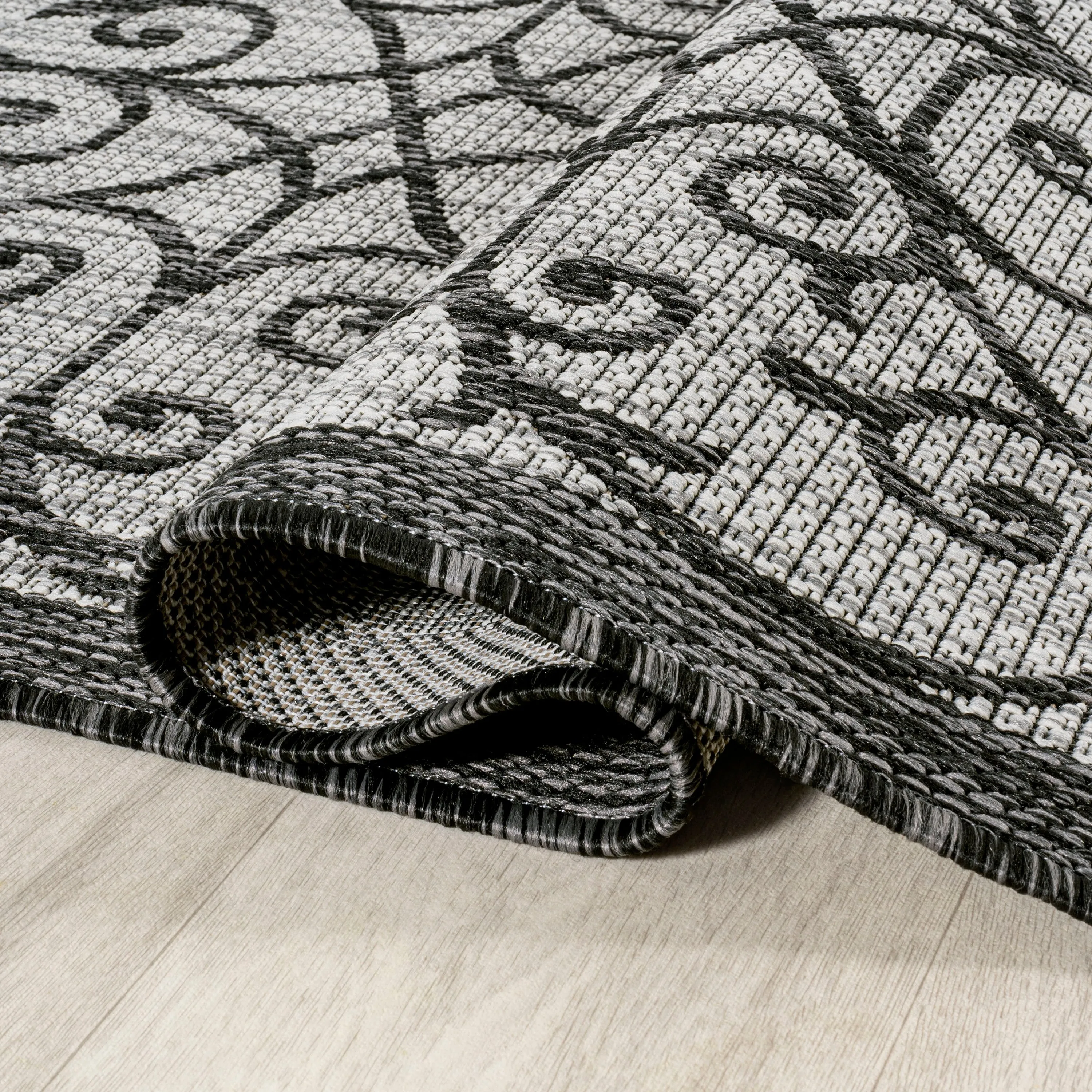 JONATHAN Y Ourika Textured Weave Indoor/Outdoor Area Rug