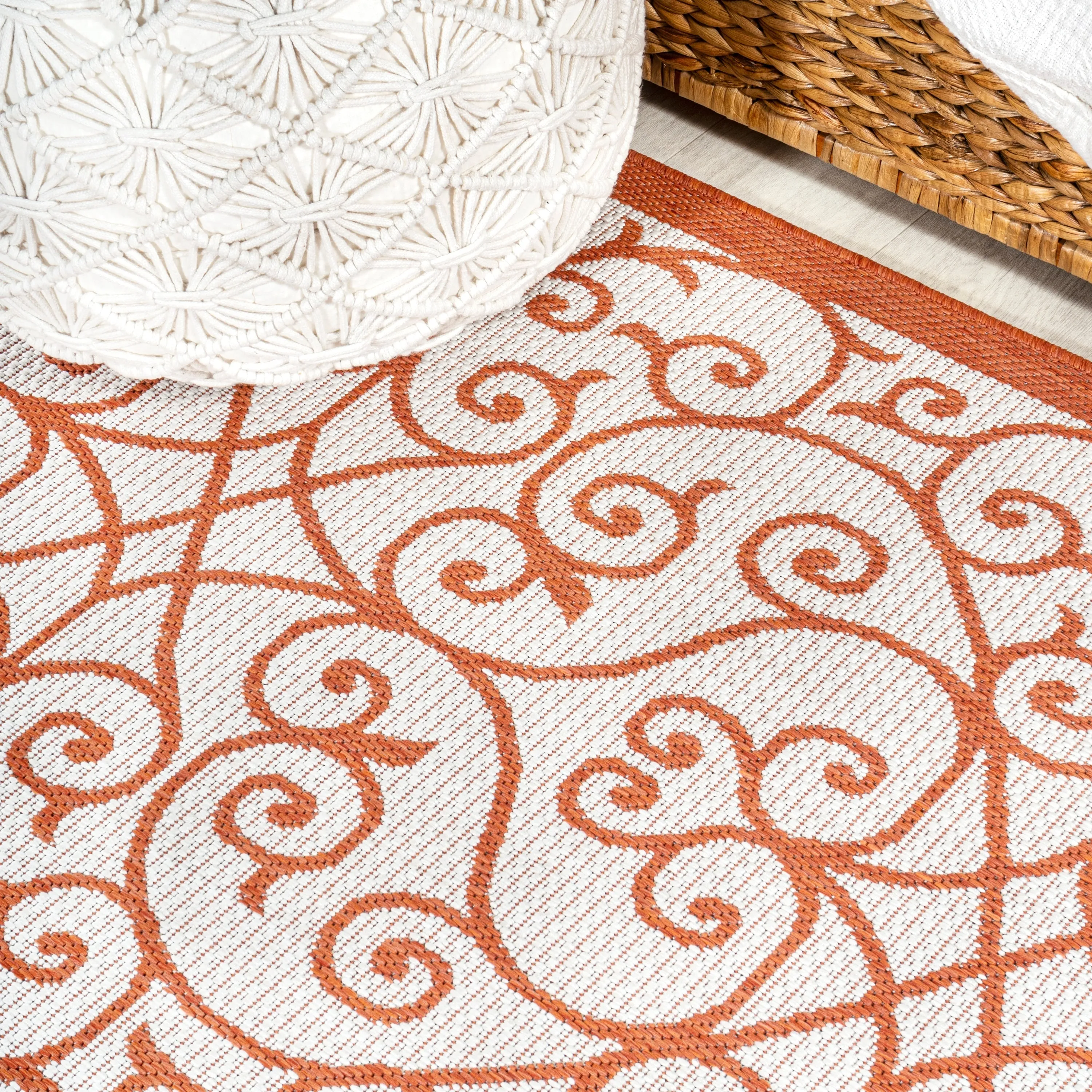 JONATHAN Y Ourika Textured Weave Indoor/Outdoor Area Rug