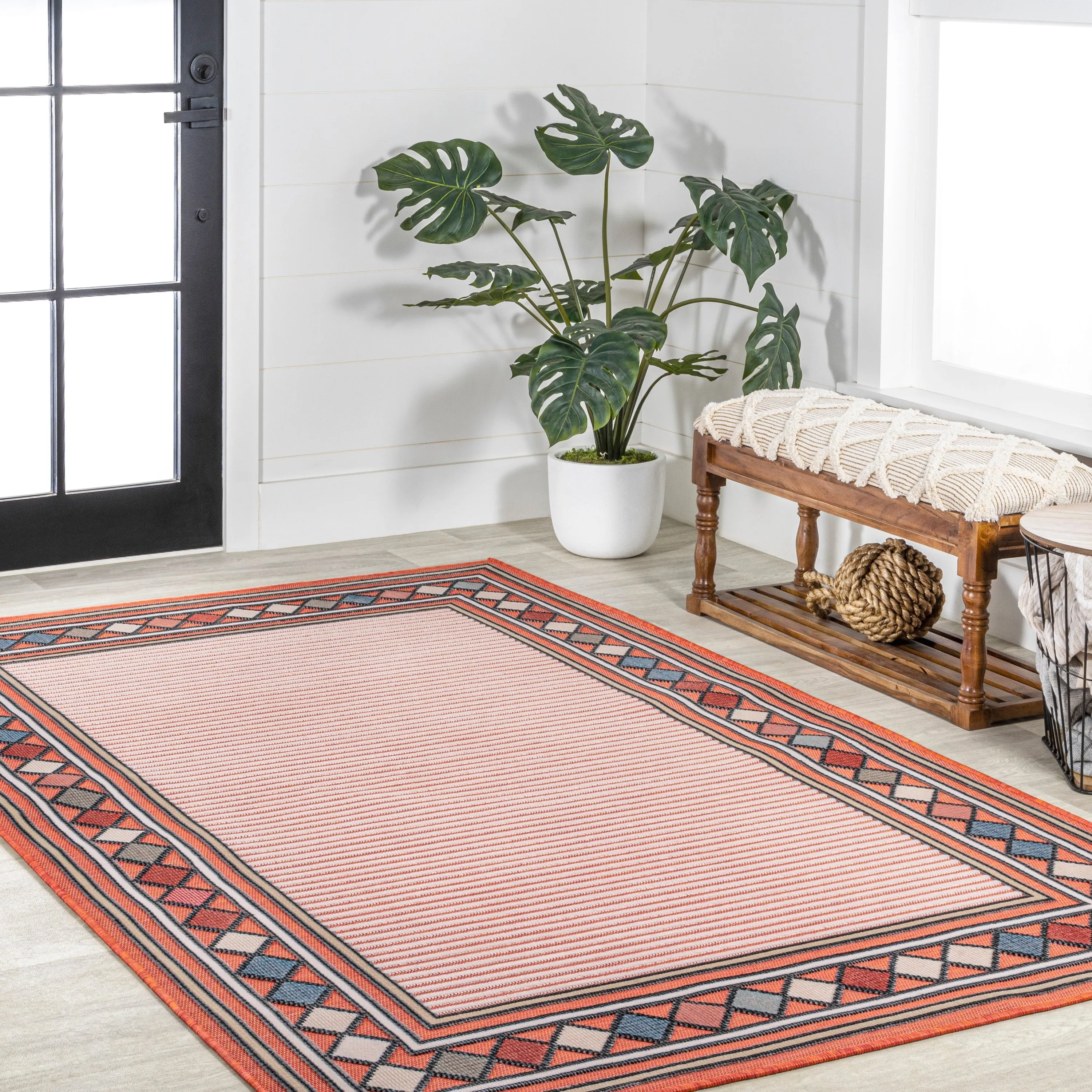 JONATHAN Y Star Abstract Swirl Area Rug